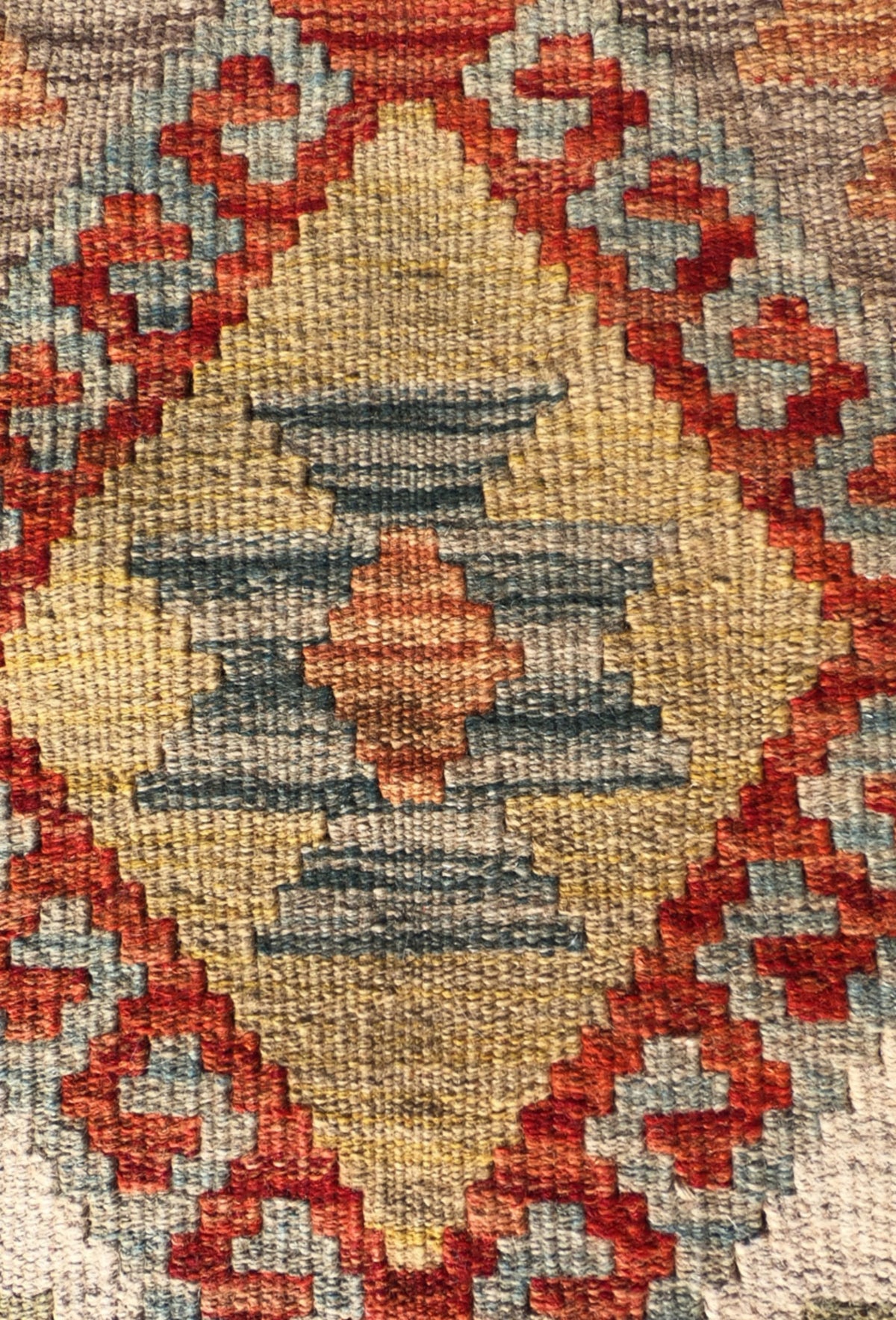 Alfombra lana, Kelim Kashkuli 0.90 x 0.60 mts. 613