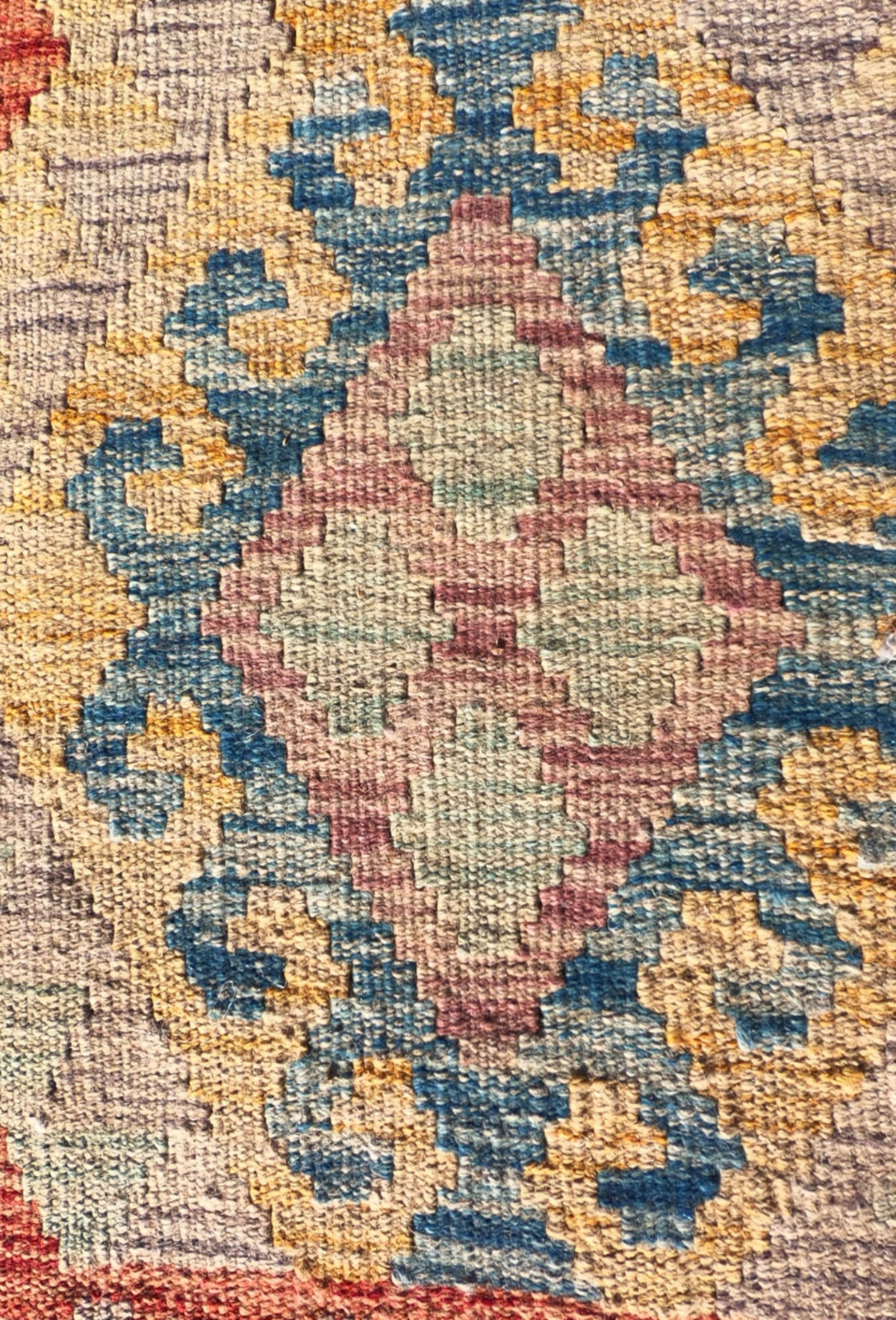 Alfombra lana, Kelim Kashkuli 0.90 x 0.60 mts. 624