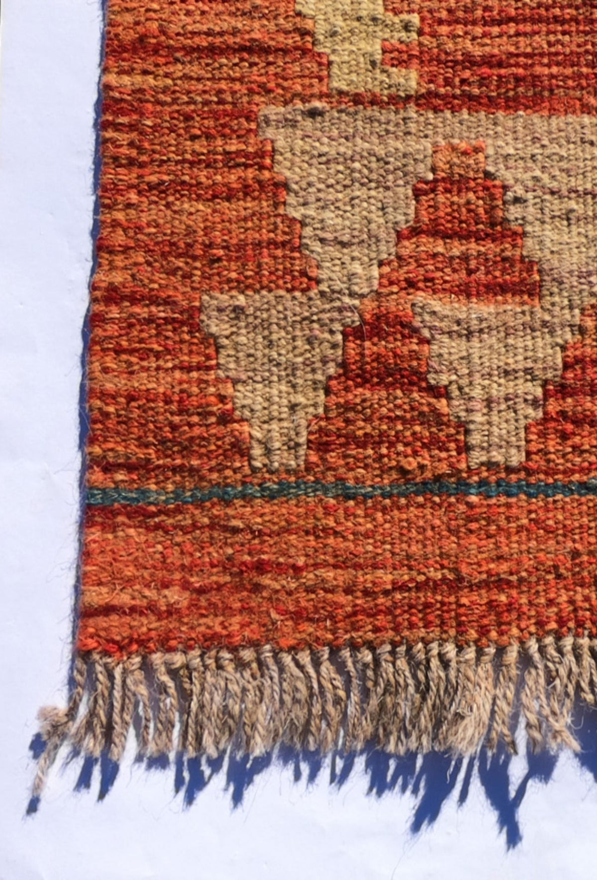 Alfombra lana, Kelim Kashkuli 0.90 x 0.60 mts. 624