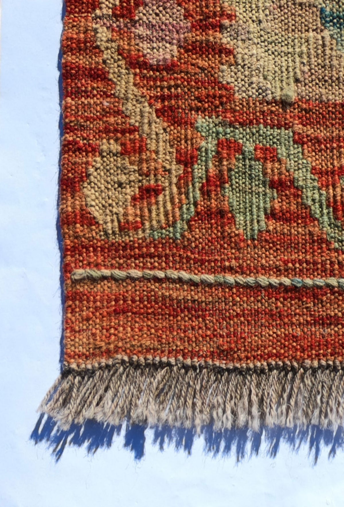 Alfombra lana, Kelim Kashkuli 0.90 x 0.70 mts. 012