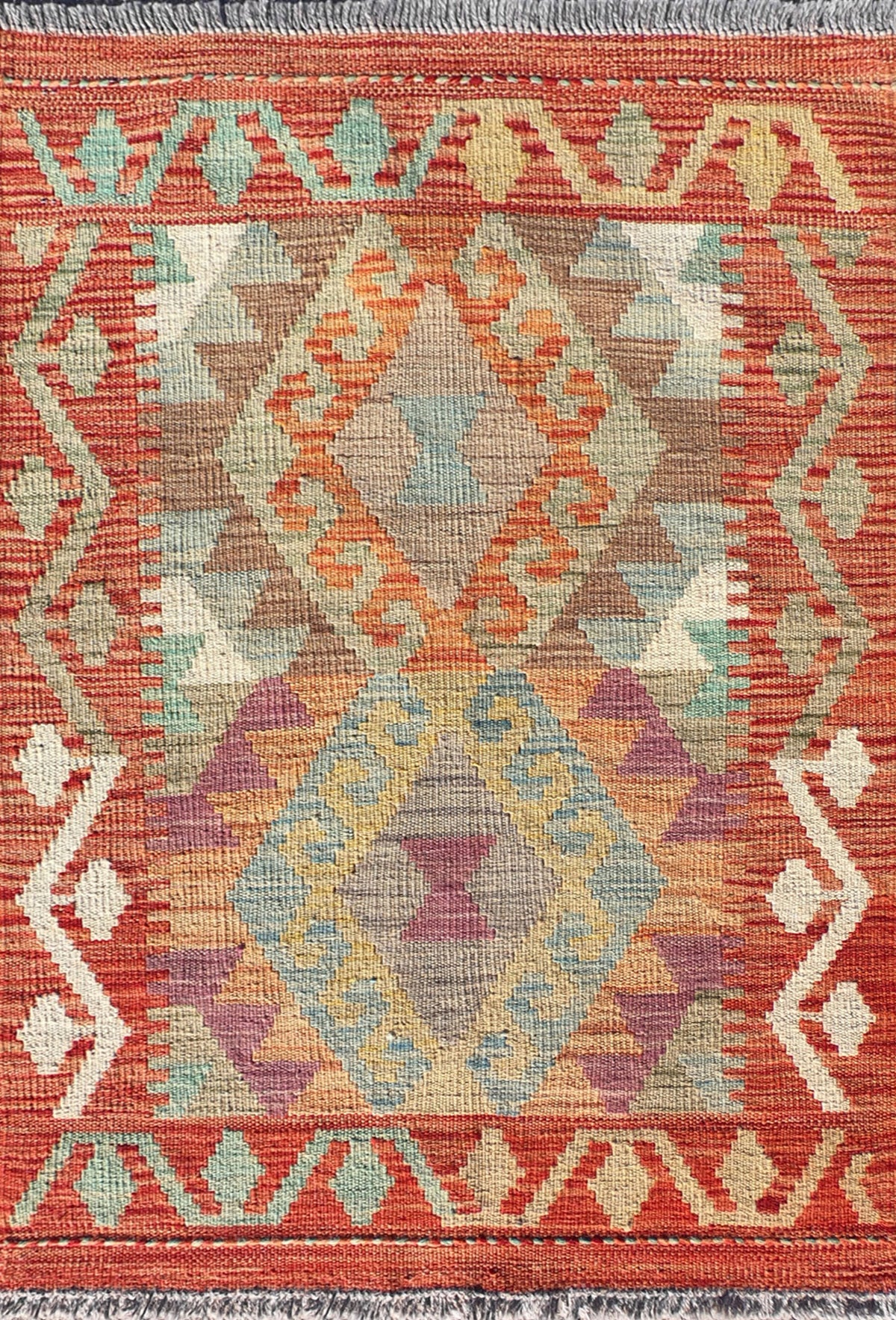 Alfombra lana, Kelim Kashkuli 1.00 x 0.60 mts. 044