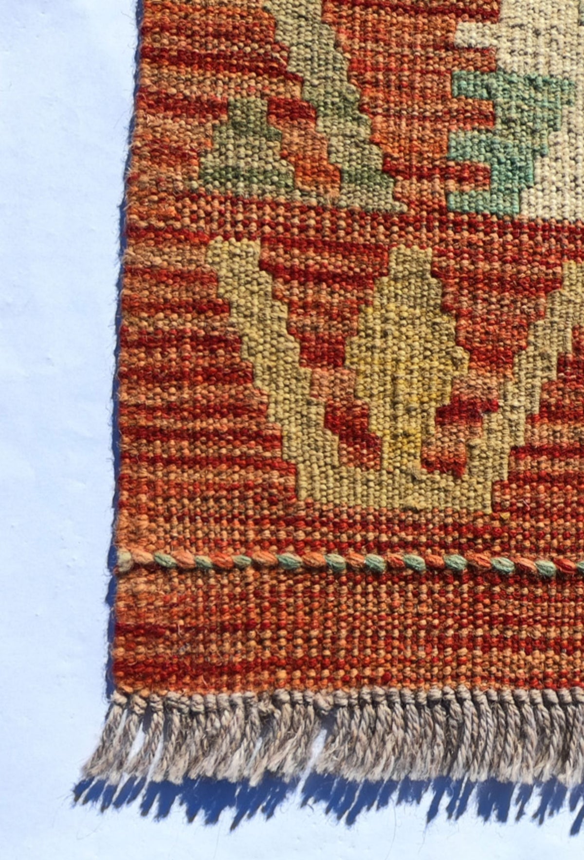 Alfombra lana, Kelim Kashkuli 1.00 x 0.60 mts. 044