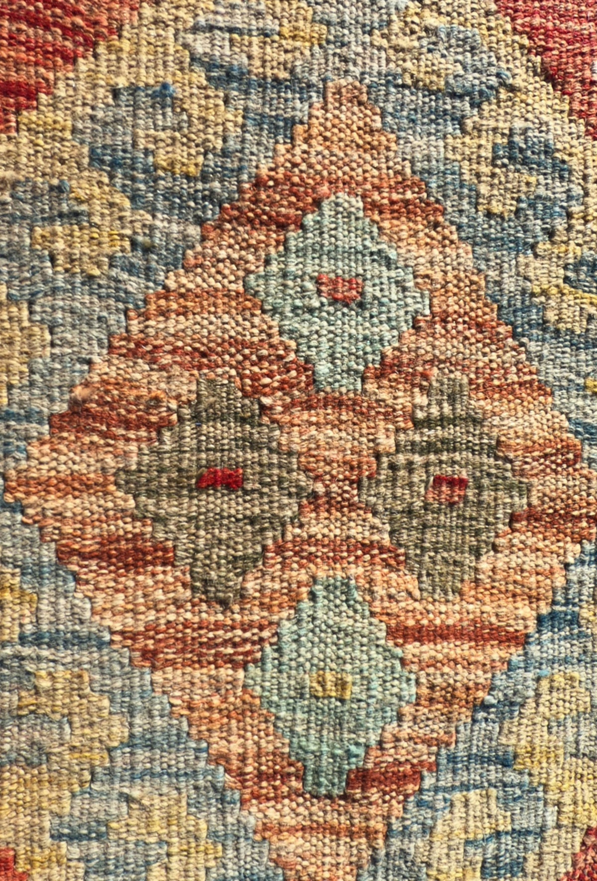 Alfombra lana, Kelim Kashkuli 1.00 x 0.70 mts. 007