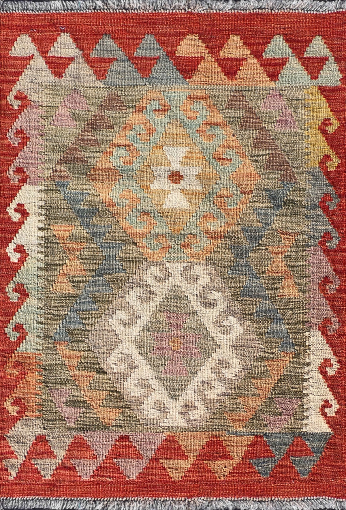 Alfombra lana, Kelim Kashkuli 1.00 x 0.70 mts. 011