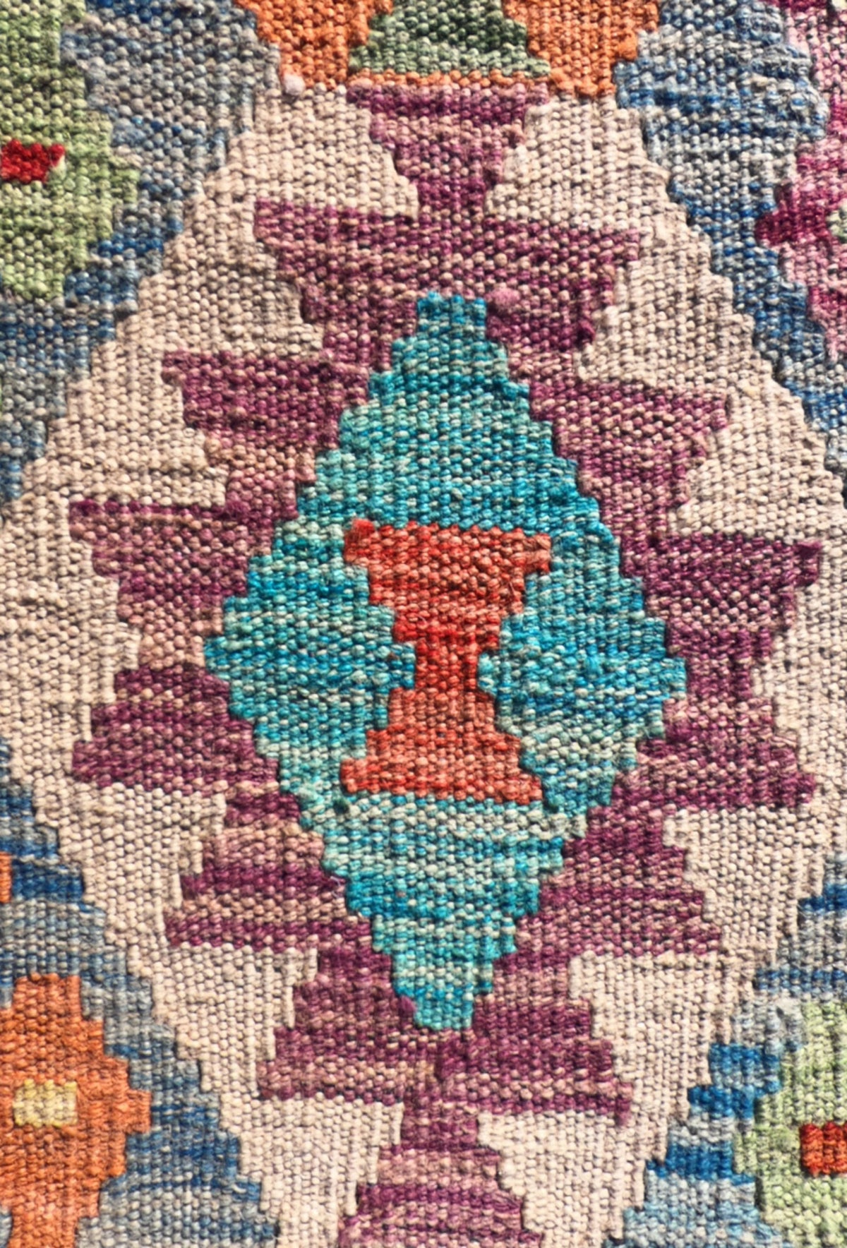 Alfombra lana, Kelim Kashkuli 1.20 x 0.80 mts. 247