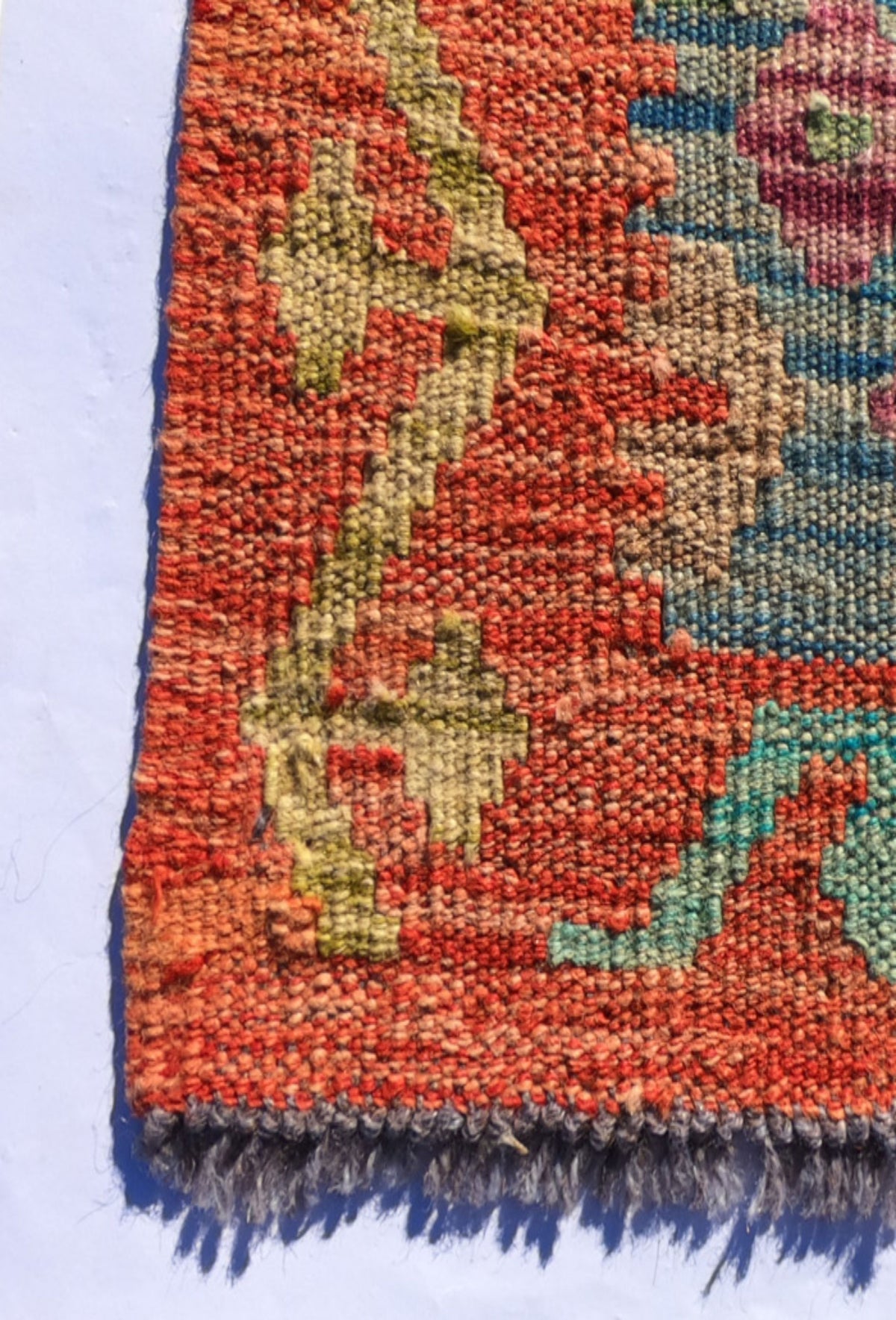 Alfombra lana, Kelim Kashkuli 1.20 x 0.80 mts. 247