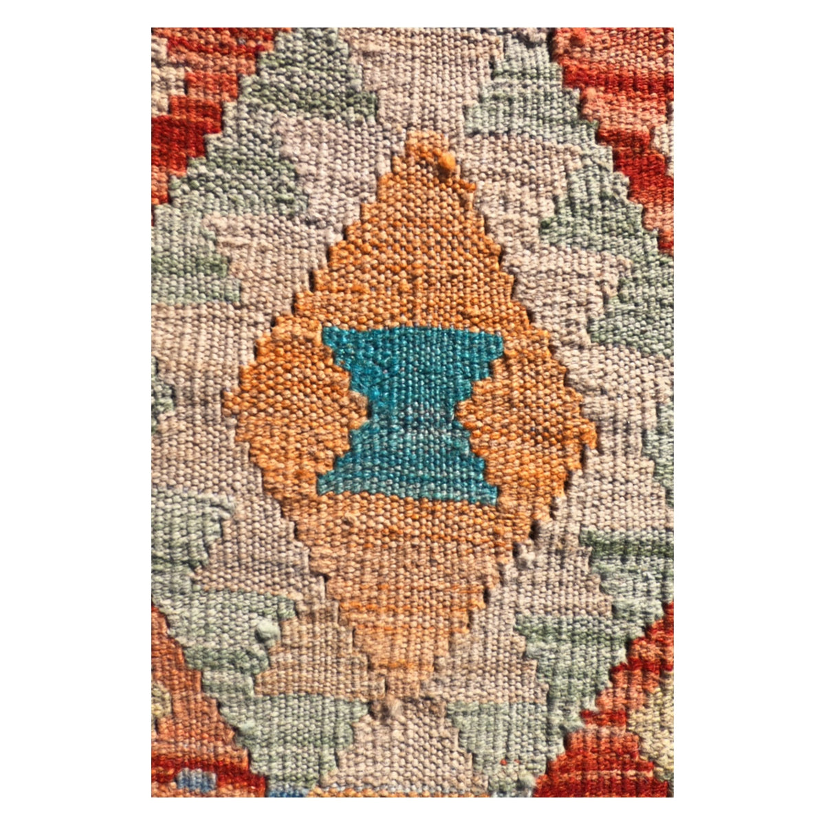 Alfombra lana, Kelim Kashkuli 1.20 x 0.90 mts. 054