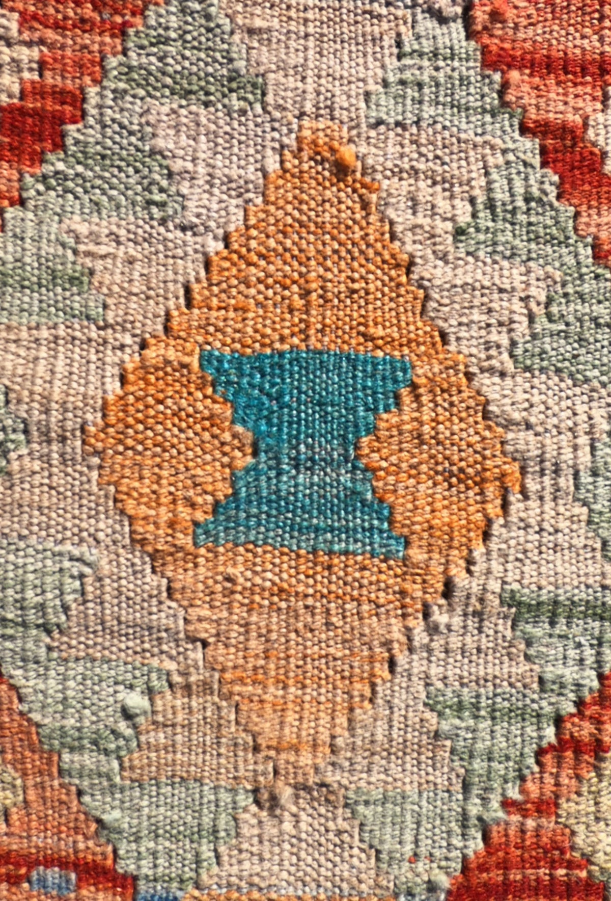 Alfombra lana, Kelim Kashkuli 1.20 x 0.90 mts. 054