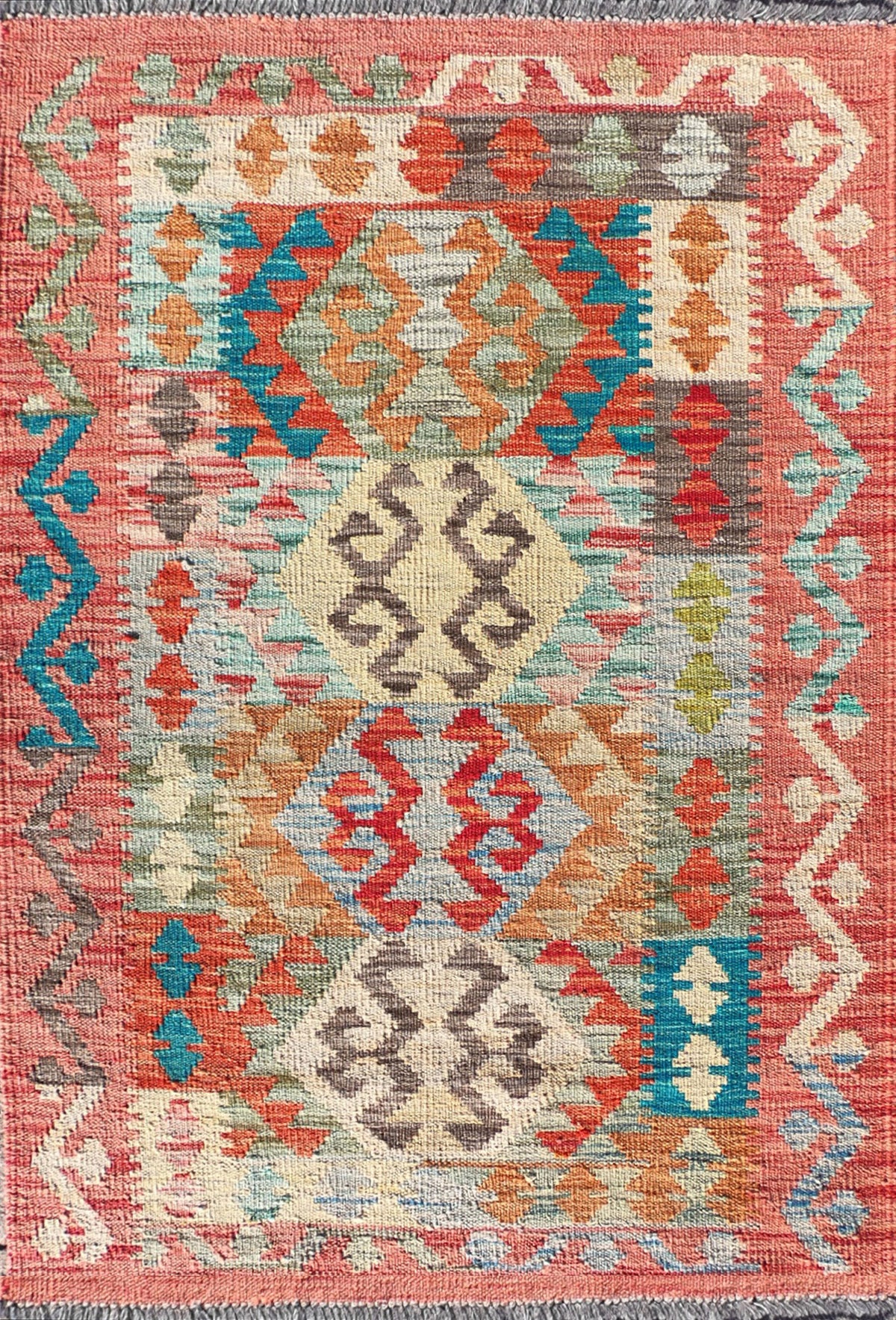 Alfombra lana, Kelim Kashkuli 1.30 x 0.80 mts. 250