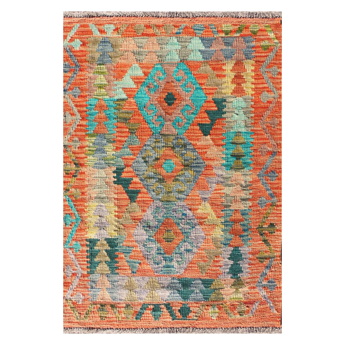 Alfombra lana, Kelim Kashkuli 1.30 x 0.80 mts. 281