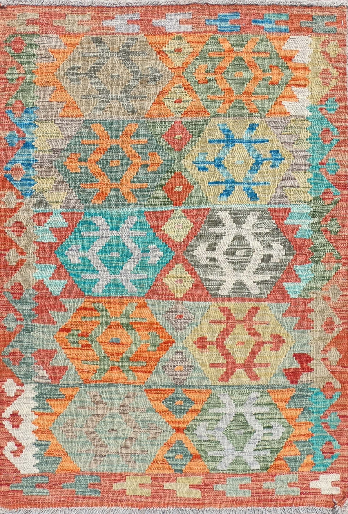 Alfombra lana, Kelim Kashkulii 1.30 x 0.80 mts. 303