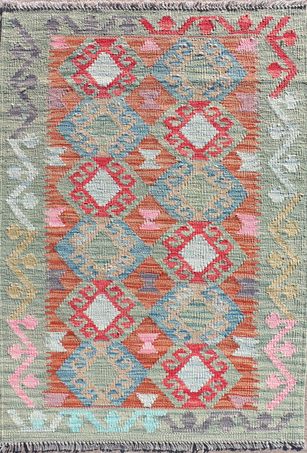Alfombra lana, Kelim Kashkuli 1.30 x 0.80 mts. 312