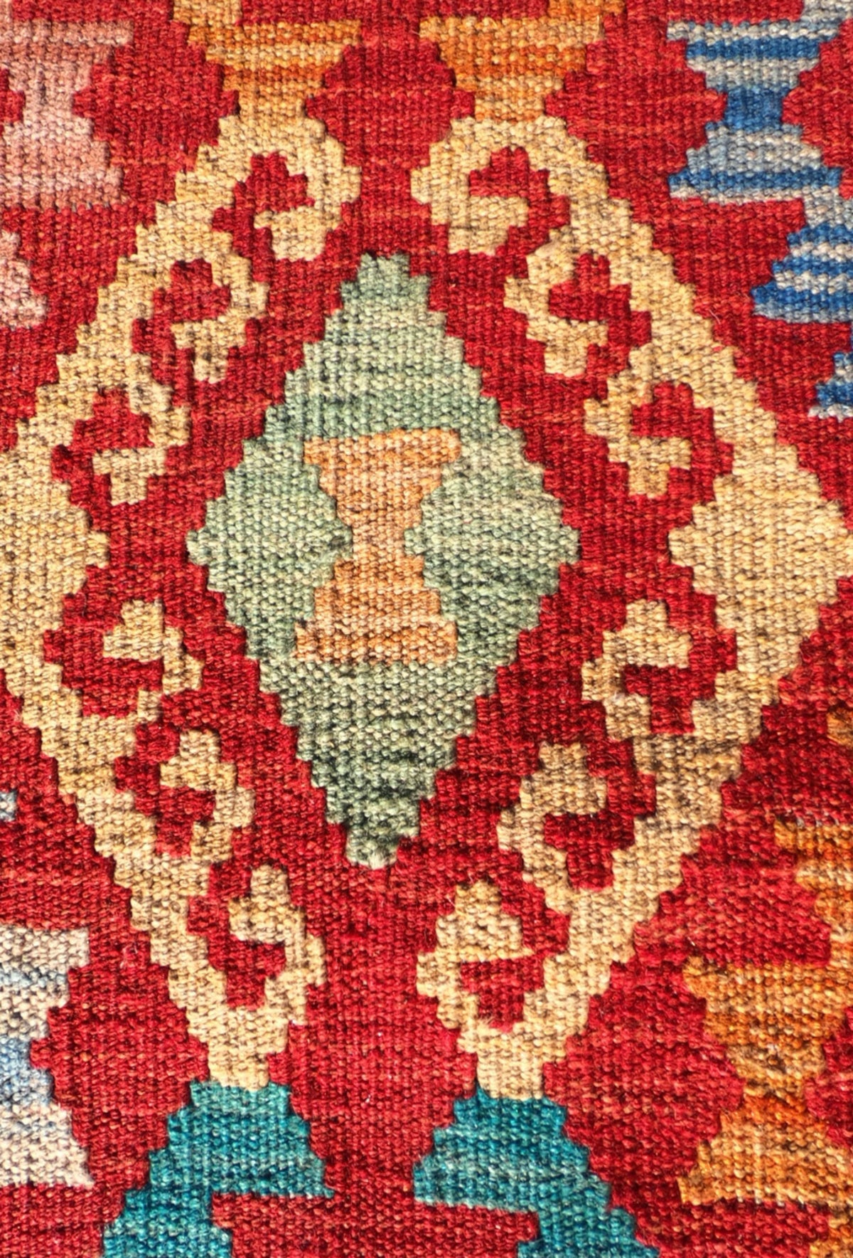 Alfombra lana, Kelim Kashkuli 1.40 x 1.10 mts. 010