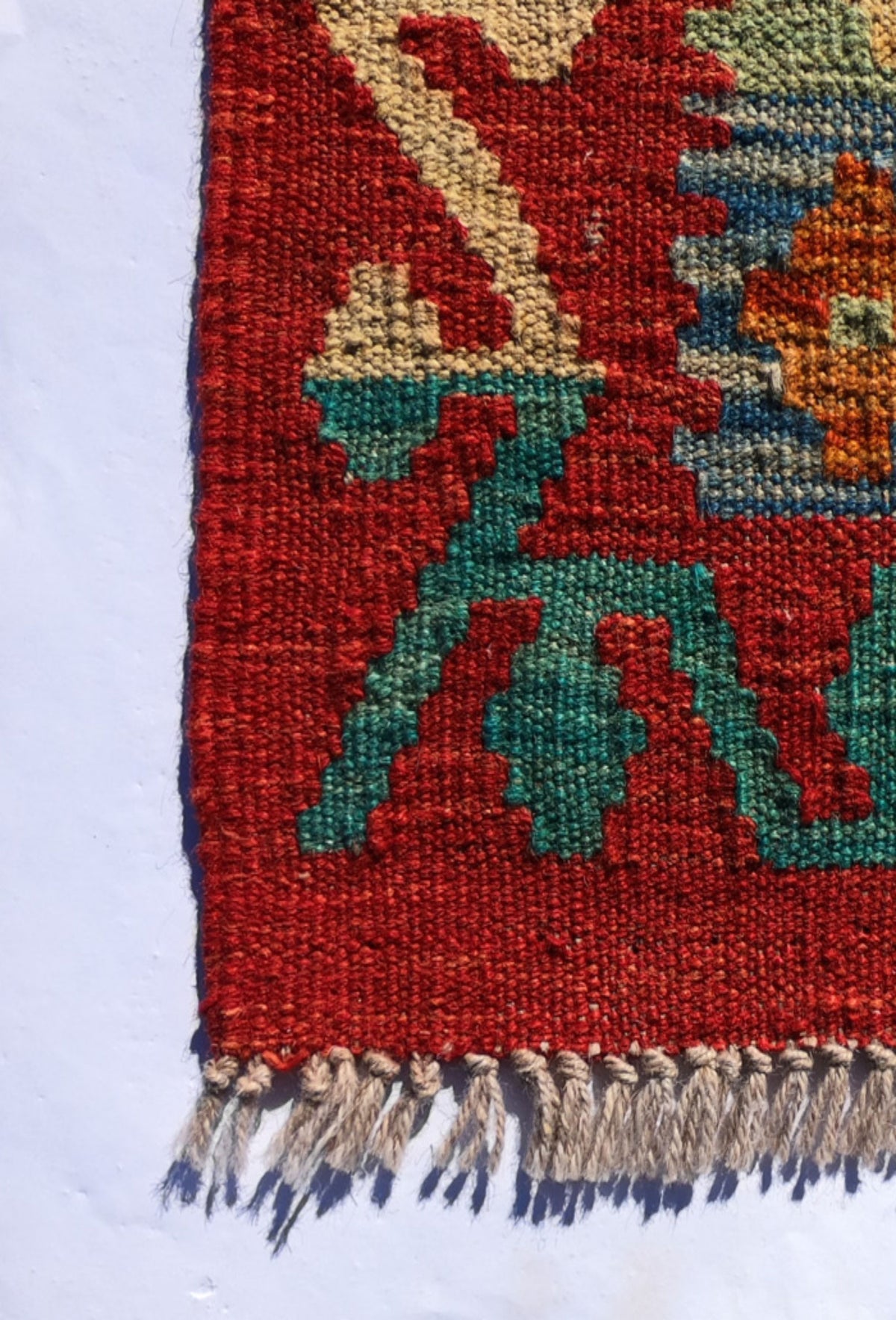 Alfombra lana, Kelim Kashkuli 1.40 x 1.10 mts. 010