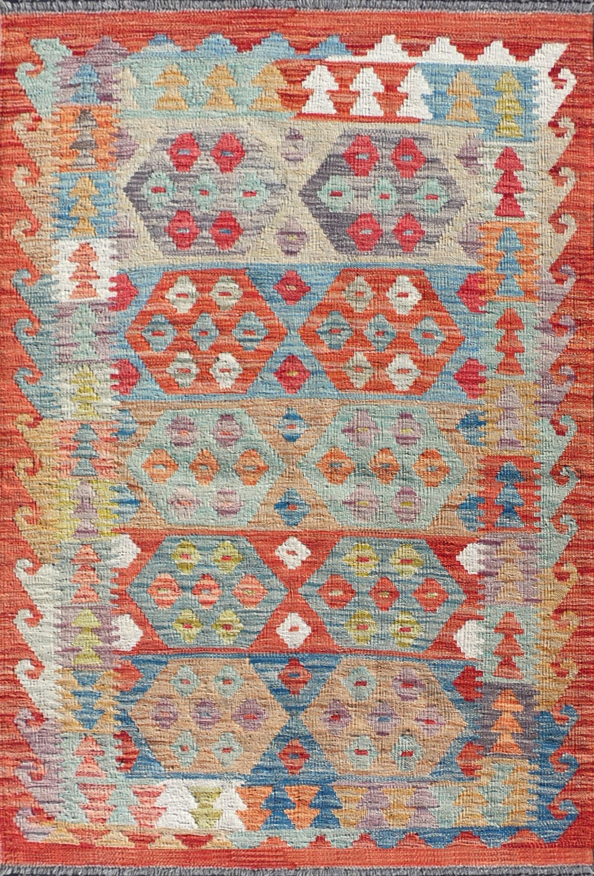 Alfombra lana, Kelim Kashkuli 1.50 x 1.00 mts. 378