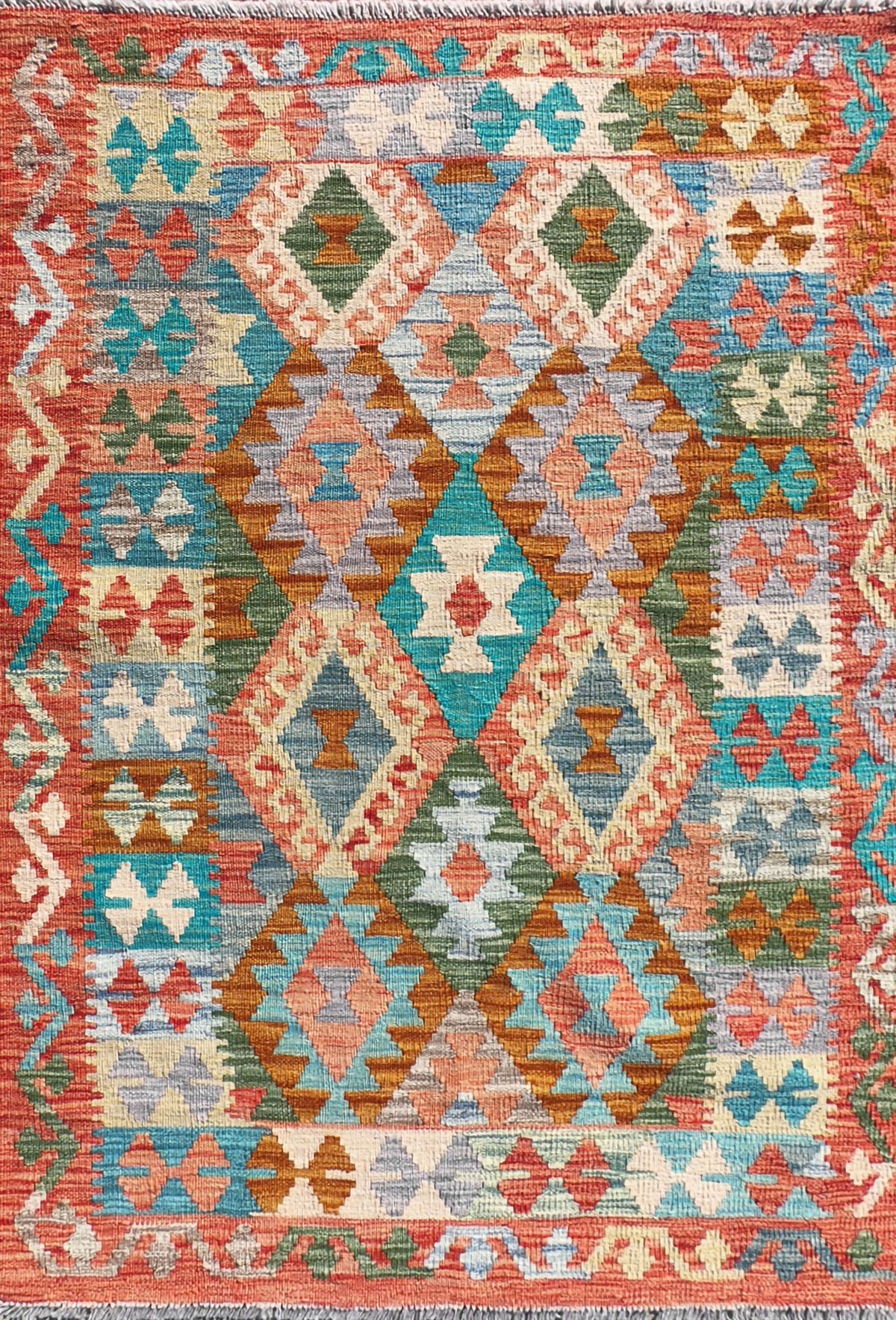 Alfombra lana, Kelim Kashkuli 1.50 x 1.00 mts. 381