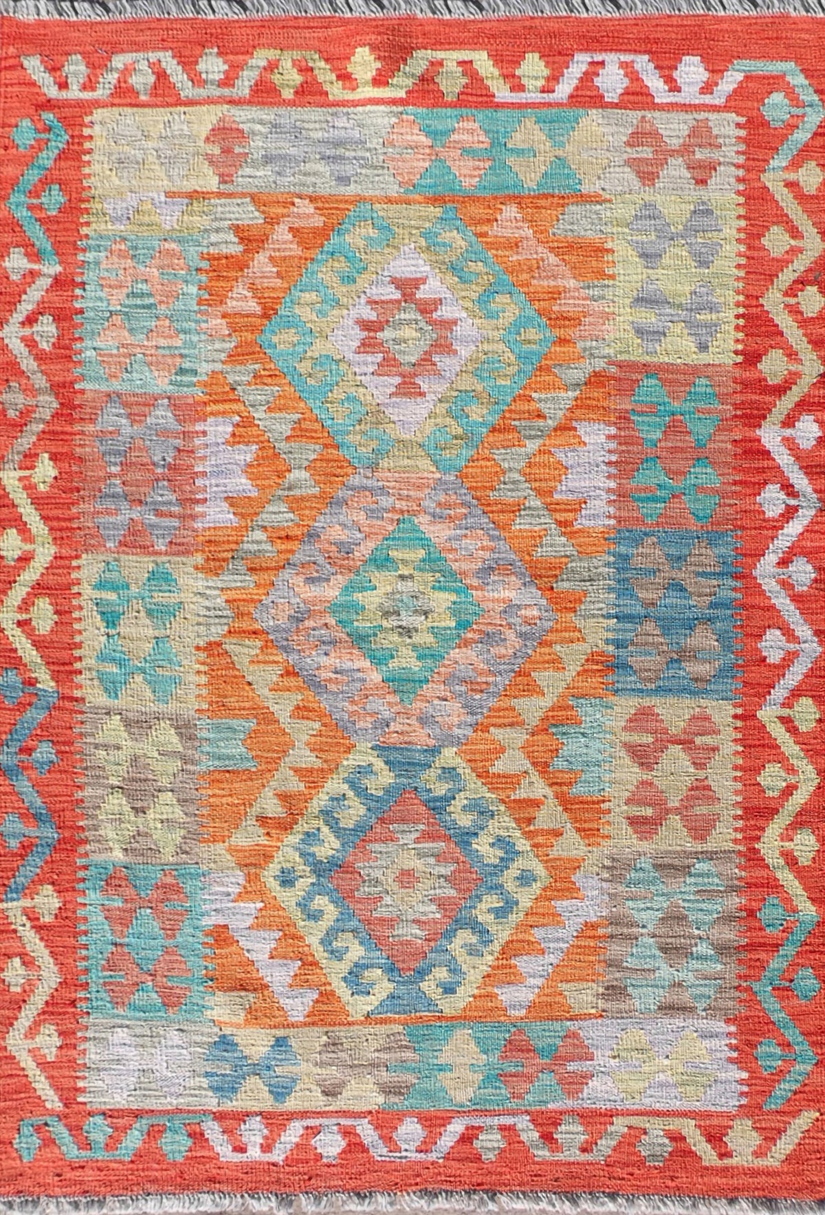 Alfombra lana, Kelim Kashkuli 1.50 x 1.00 mts. 387
