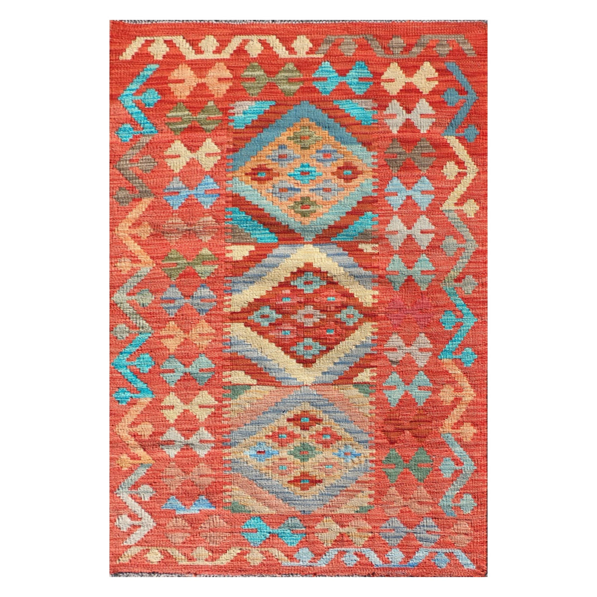Alfombra lana, Kelim Kashkuli 1.60 x 0.80 mts. 001
