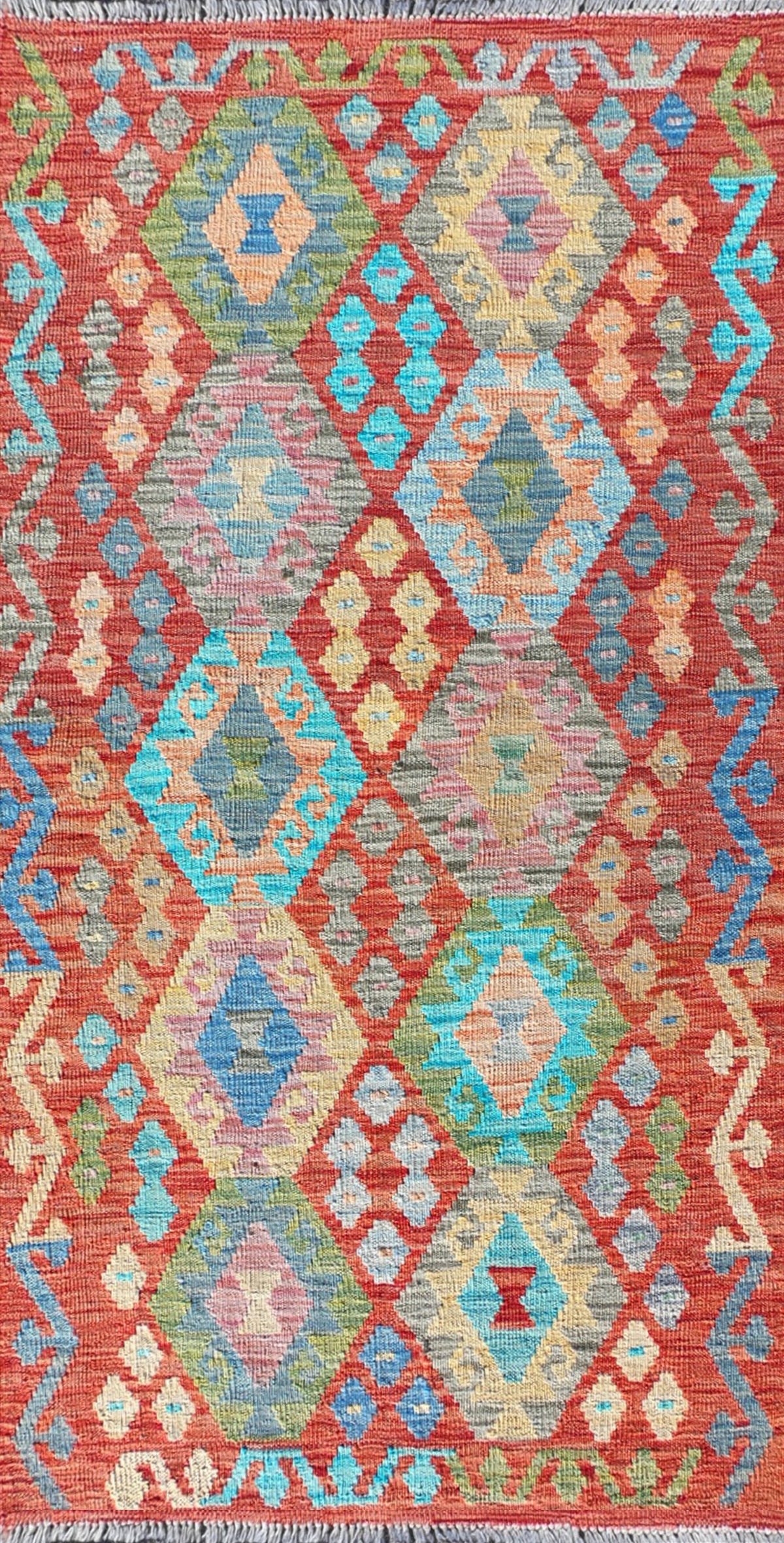 Alfombra lana, Kelim Kashkuli 1.60 x 0.90 mts. 010