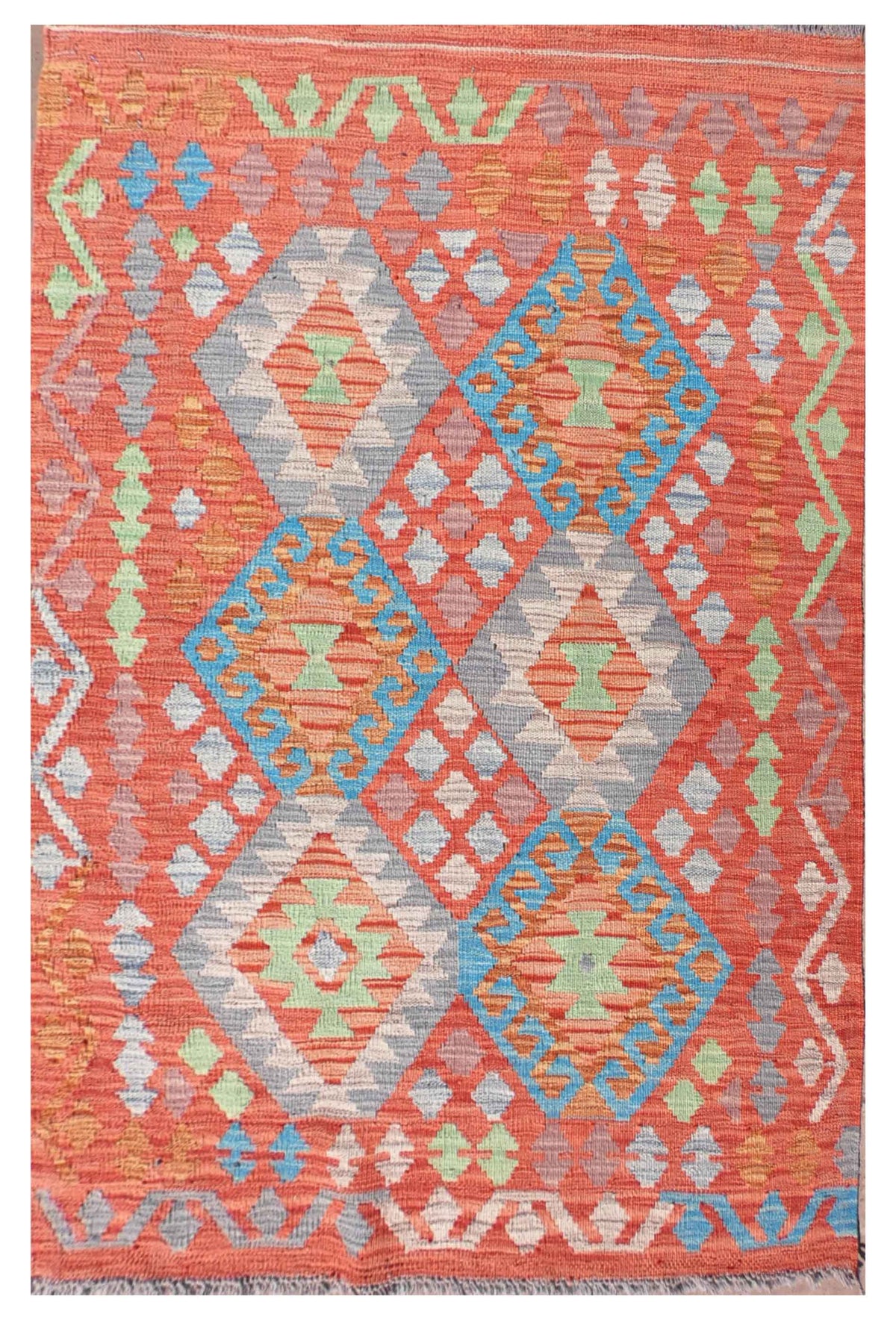 Alfombra Lana, Kelim Kashkuli 1.50 x 1.00 mts. 0073