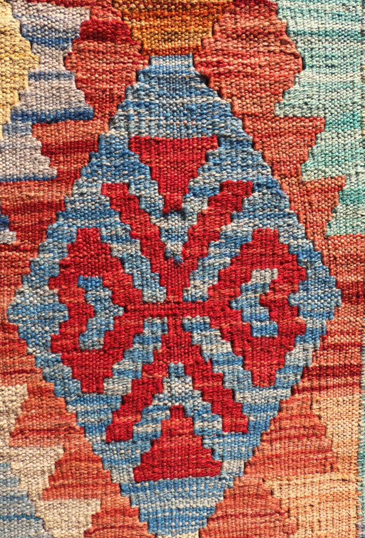 Alfombra lana, Kelim Kashkuli 1.60 x 1.00 mts. 075