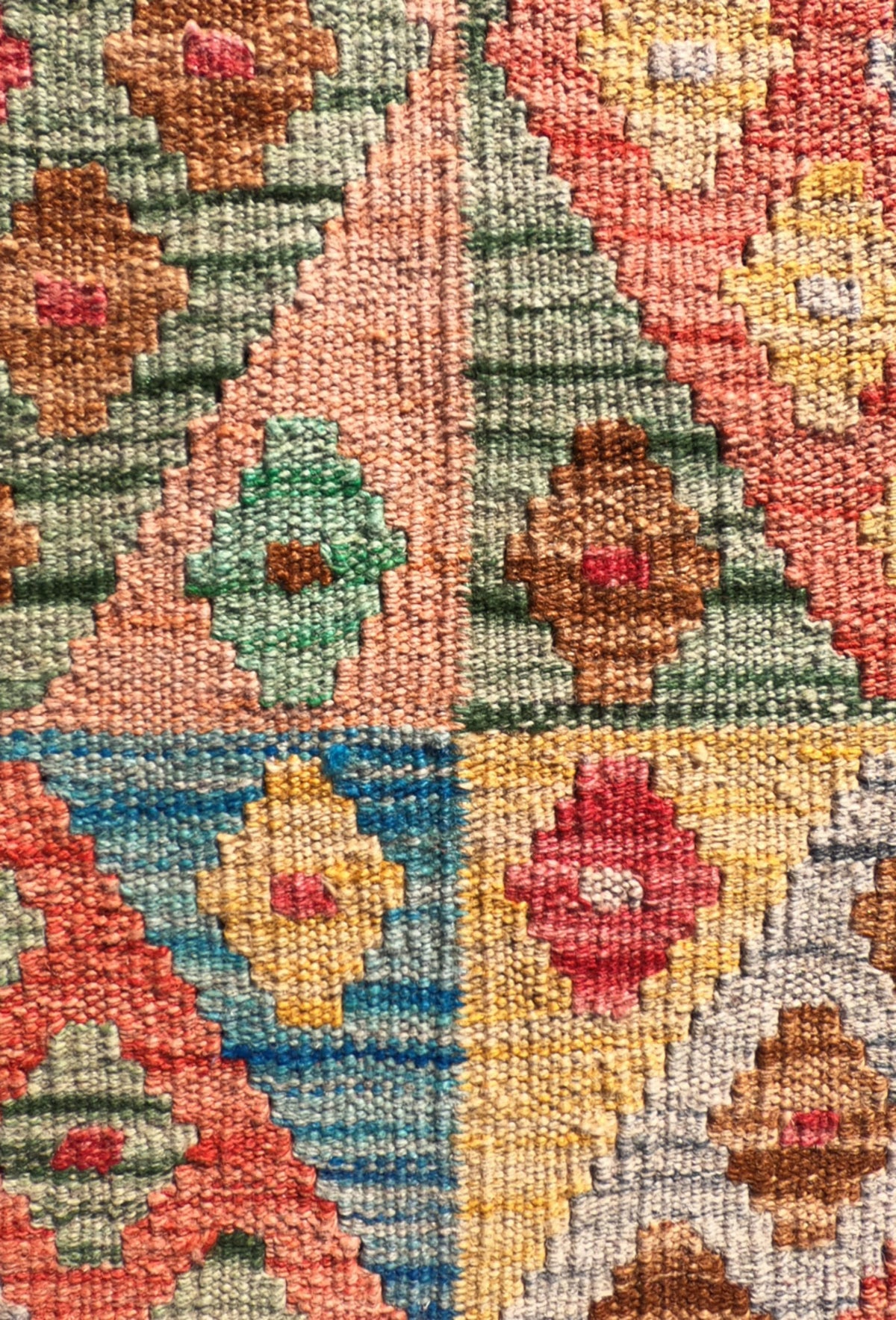 Alfombra lana, Kelim Kashkuli 1.60 x 1.10 mts. 017
