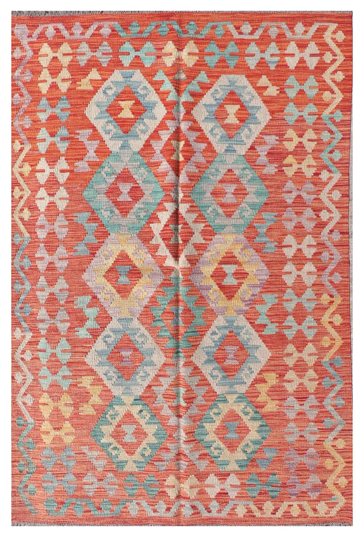 Alfombra Lana, Kelim Kashkuli 1.50 x 1.00 mts. 0052