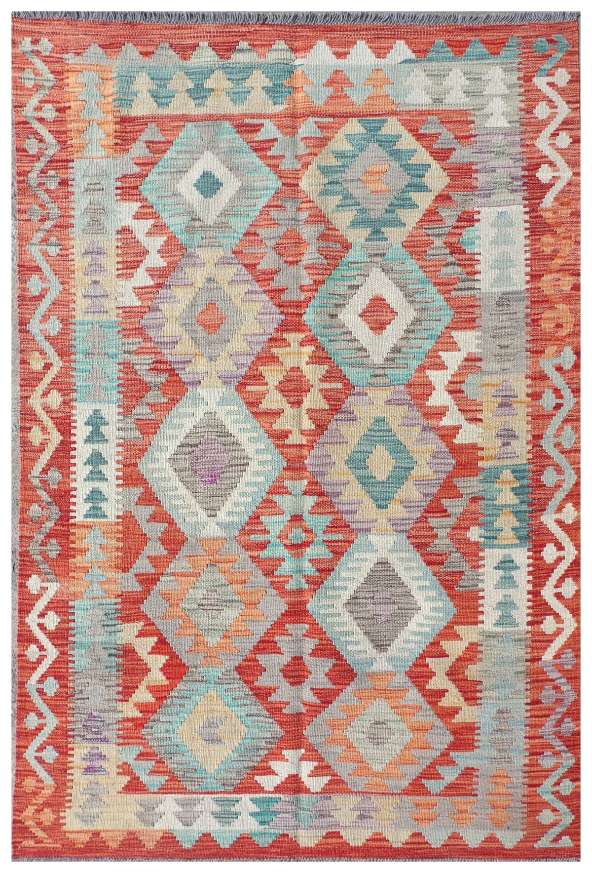 Alfombra Lana, Kelim Kashkuli 1.50 x 1.00 mts. 0055