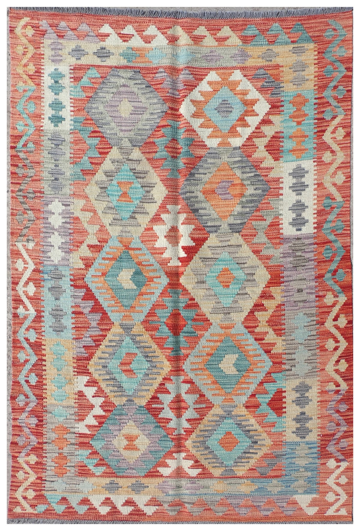 Alfombra Lana, Kelim Kashkuli 1.50 x 1.00 mts. 0058