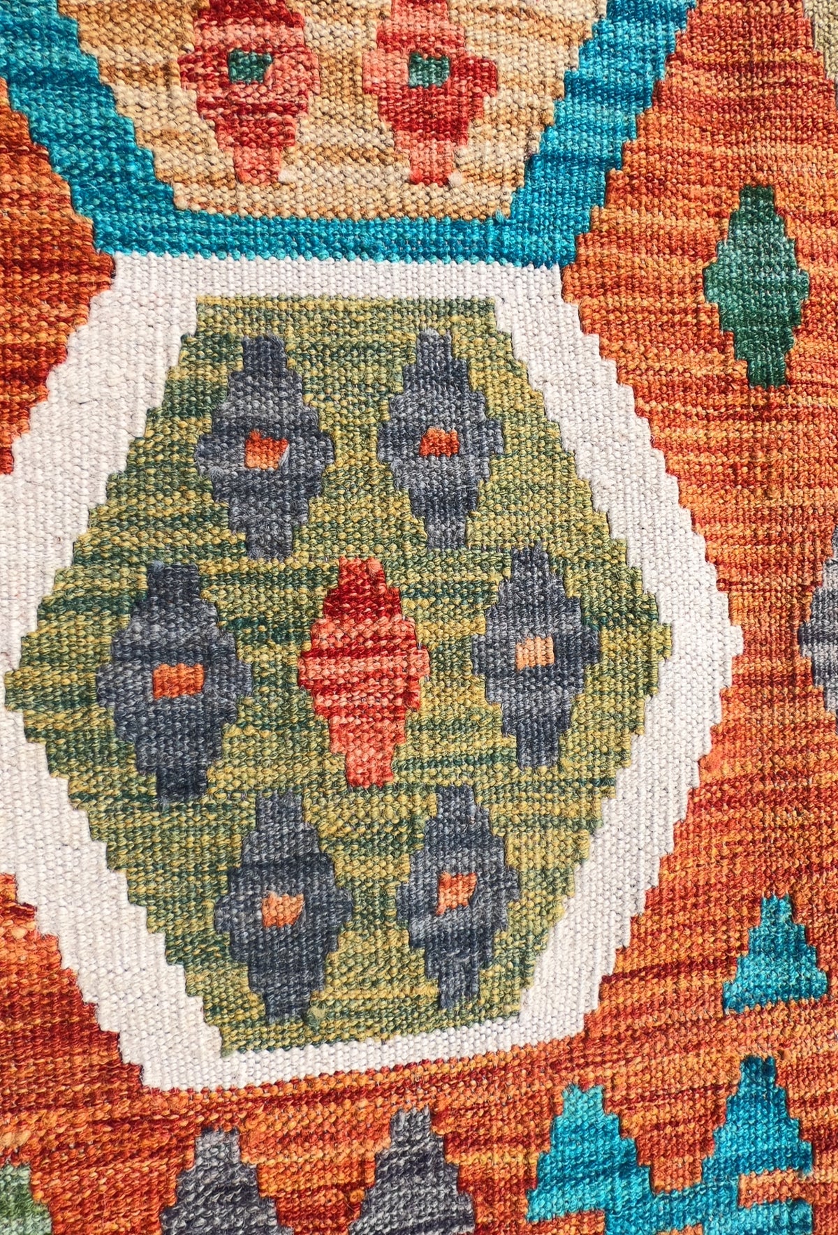 Alfombra Lana, Kelim Kashkuli 1.50 x 1.00 mts. 0057