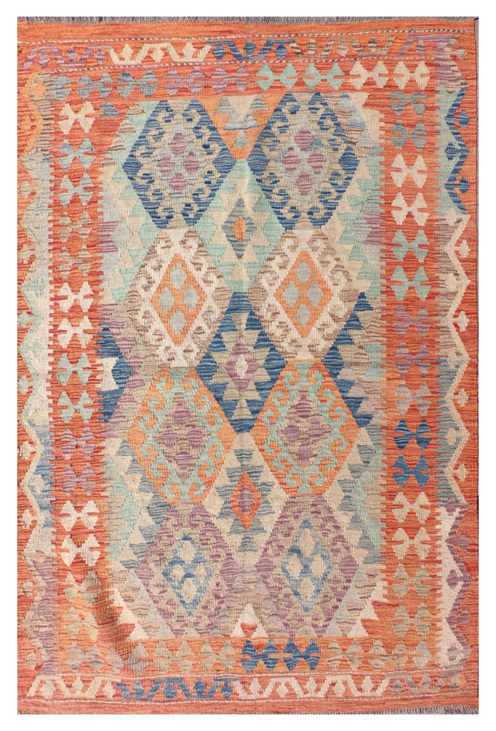 Alfombra Lana, Kelim Kashkuli 1.50 x 1.00 mts. 0058