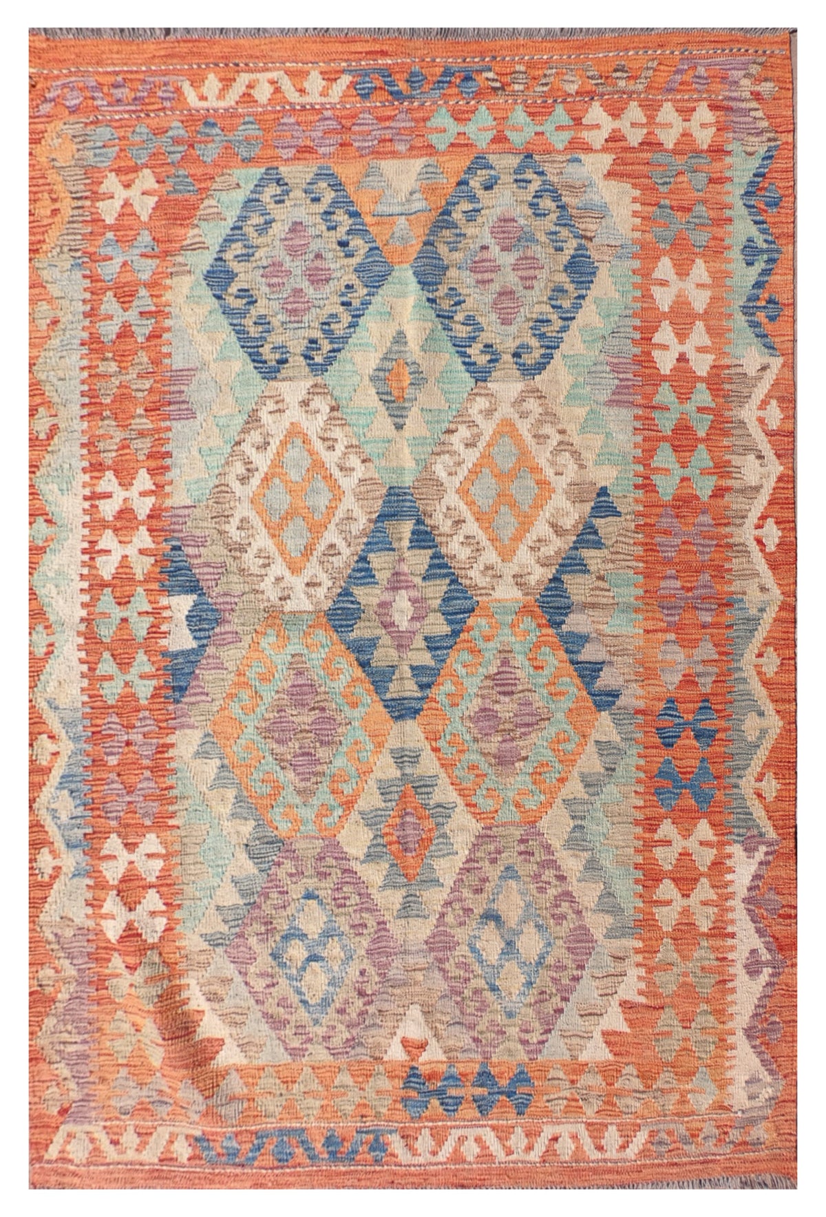 Alfombra Lana, Kelim Kashkuli 1.50 x 1.00 mts. 0058