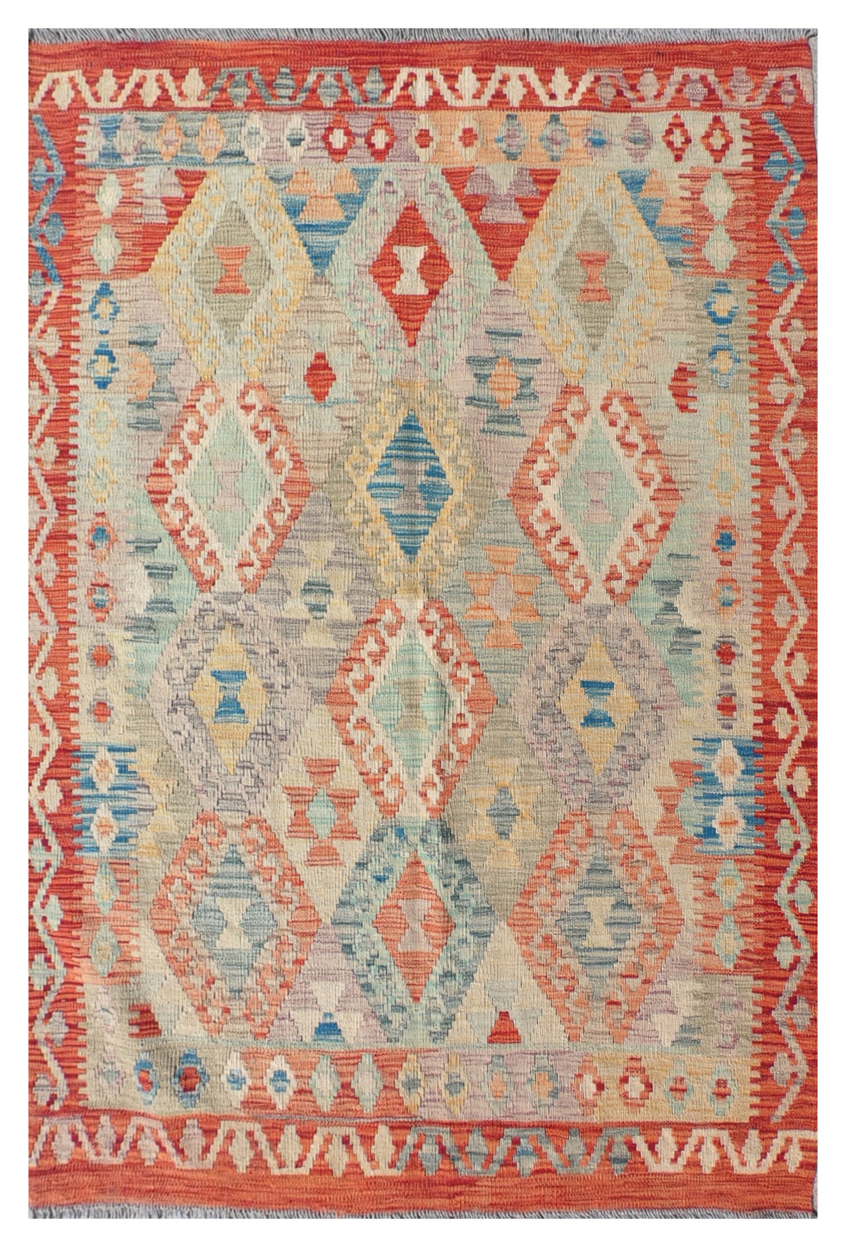 Alfombra Lana, Kelim Kashkuli 1.70 x 1.30 mts. 0060