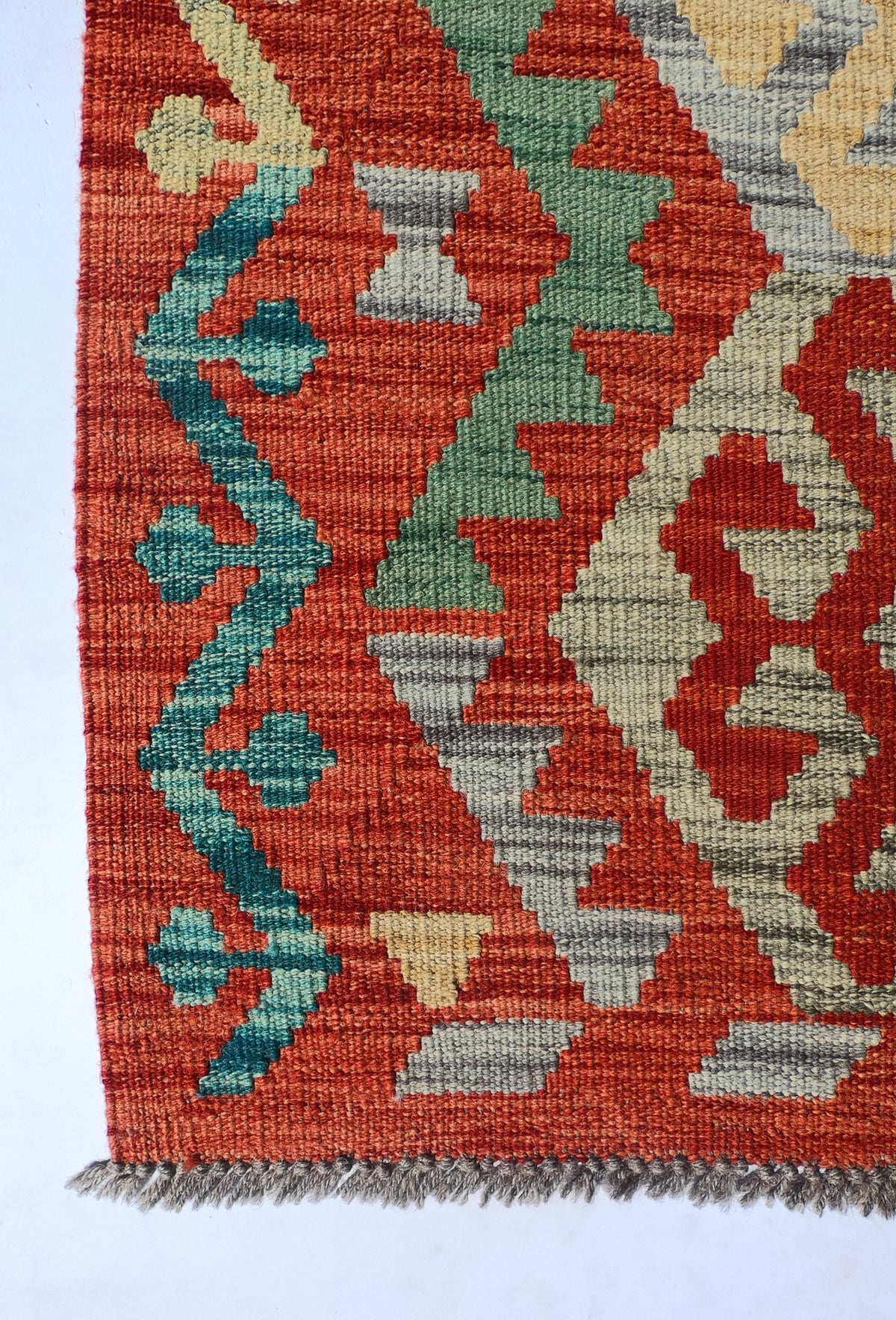 Alfombra Lana, Kelim Kashkuli 1.80 x 1.20 mts. 0098
