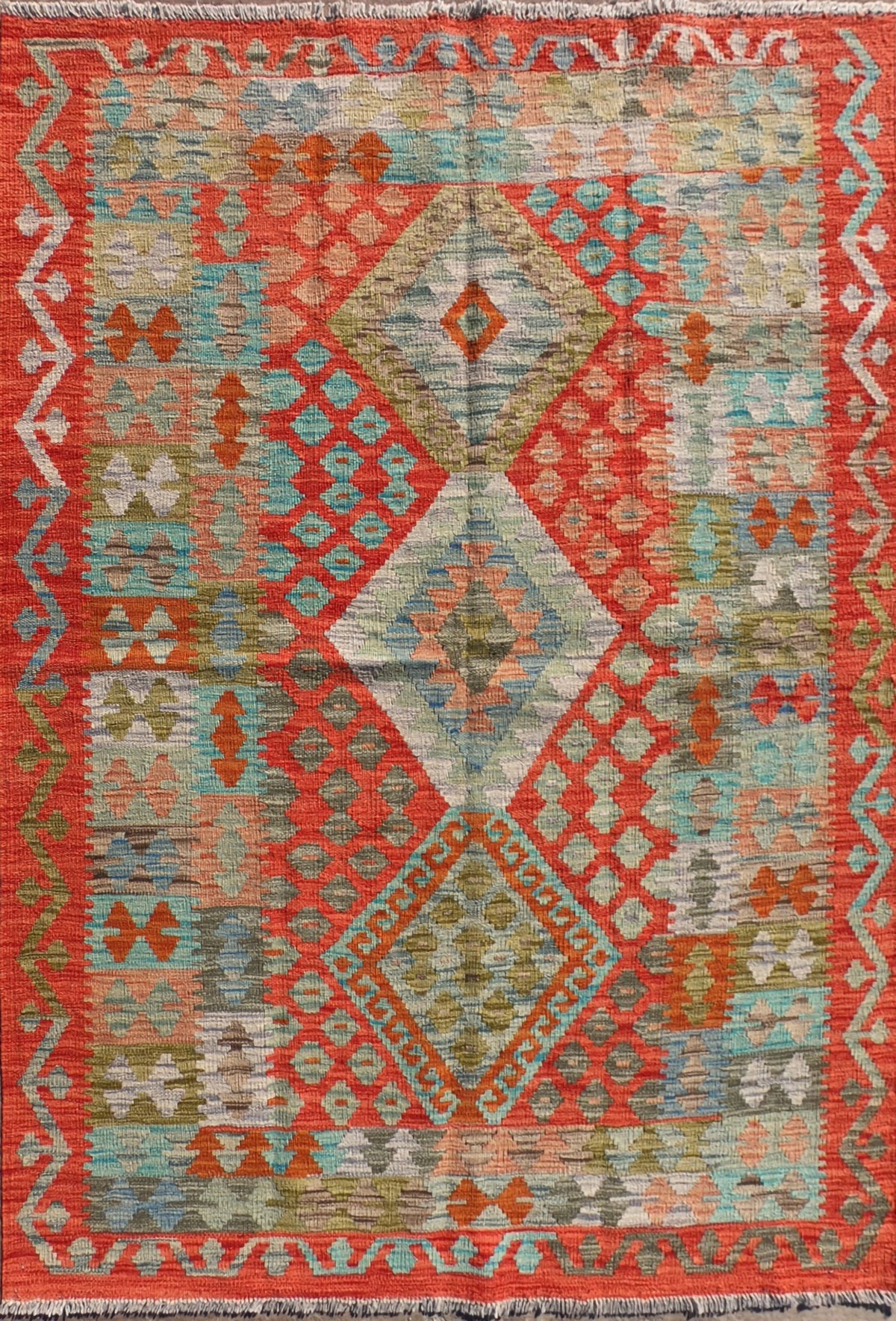 Alfombra lana, Kelim Kashkuli 1.80 x 1.20 mts. 104