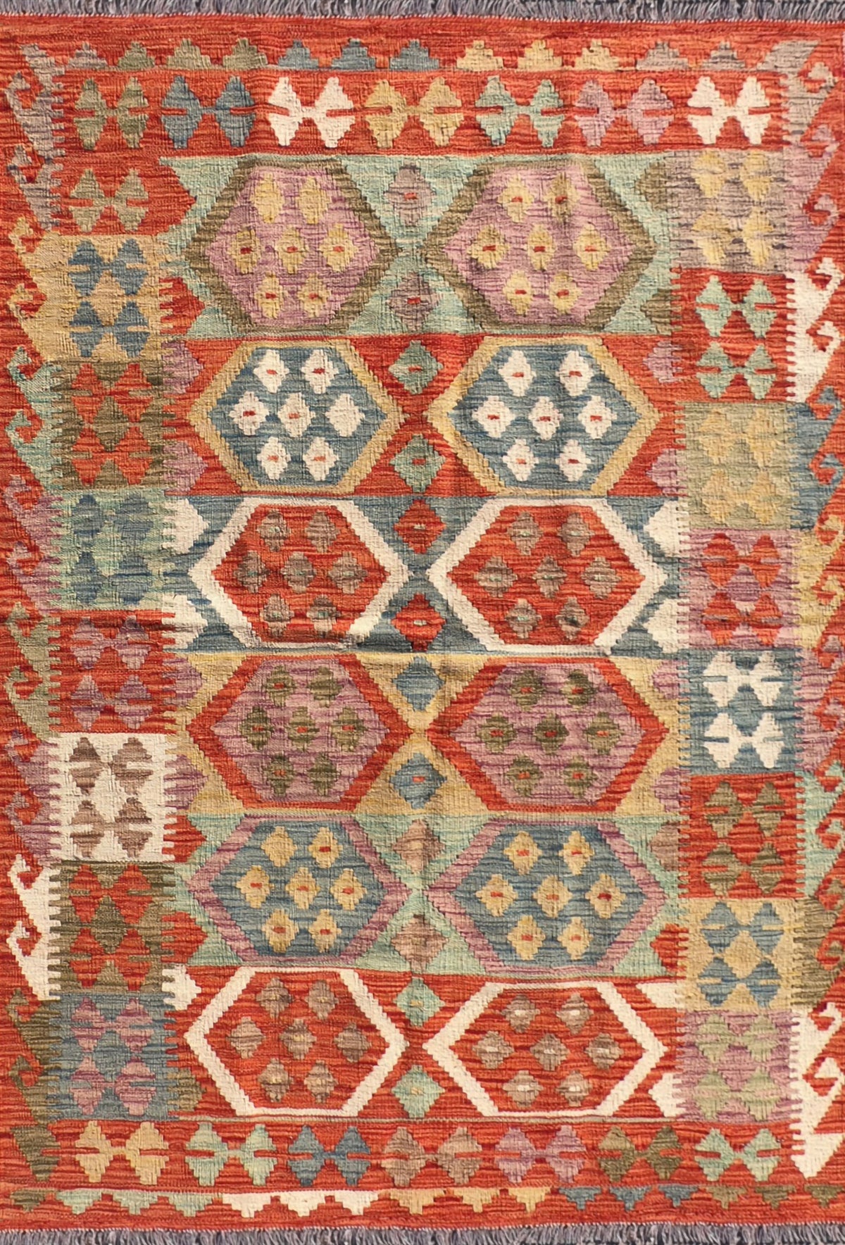 Alfombra lana, Kelim Kashkuli 1.80 x 1.20 mts. 117