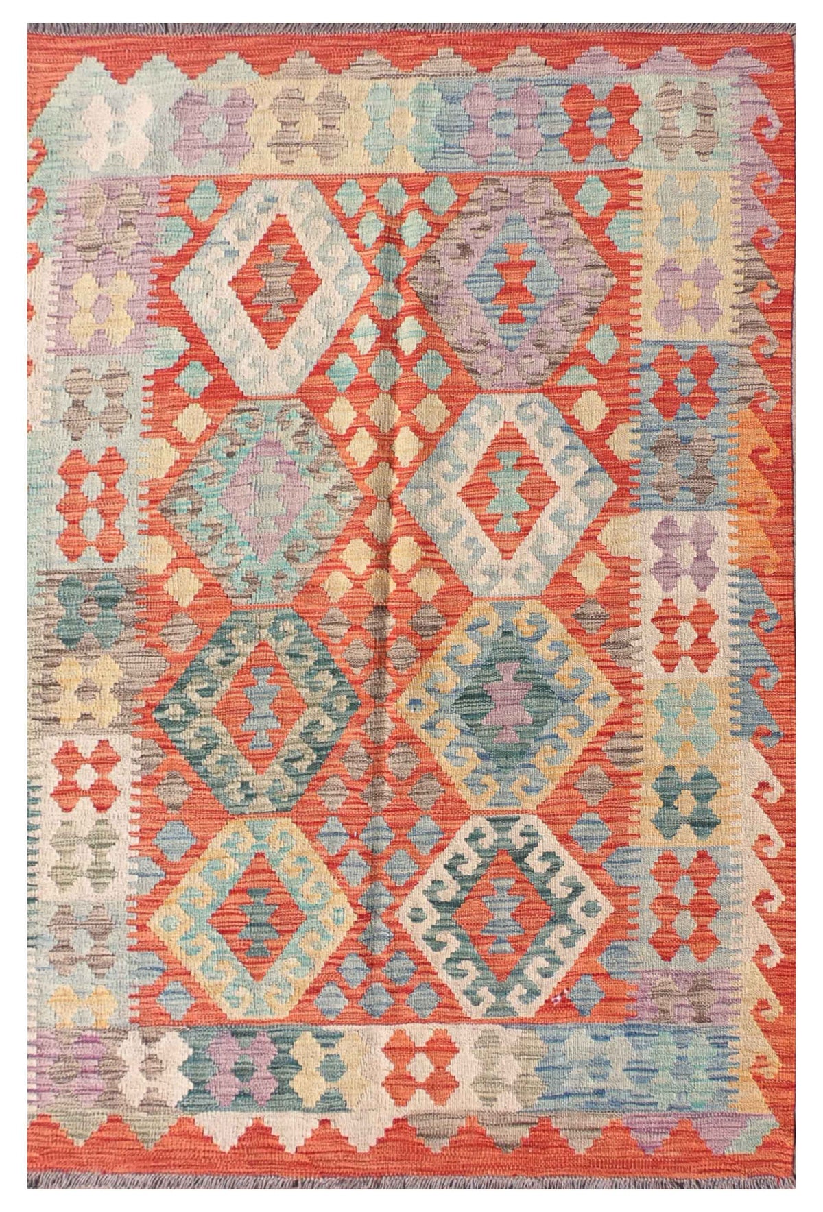 Alfombra Lana, Kelim Kashkuli 1.80 x 1.20 mts. 0124