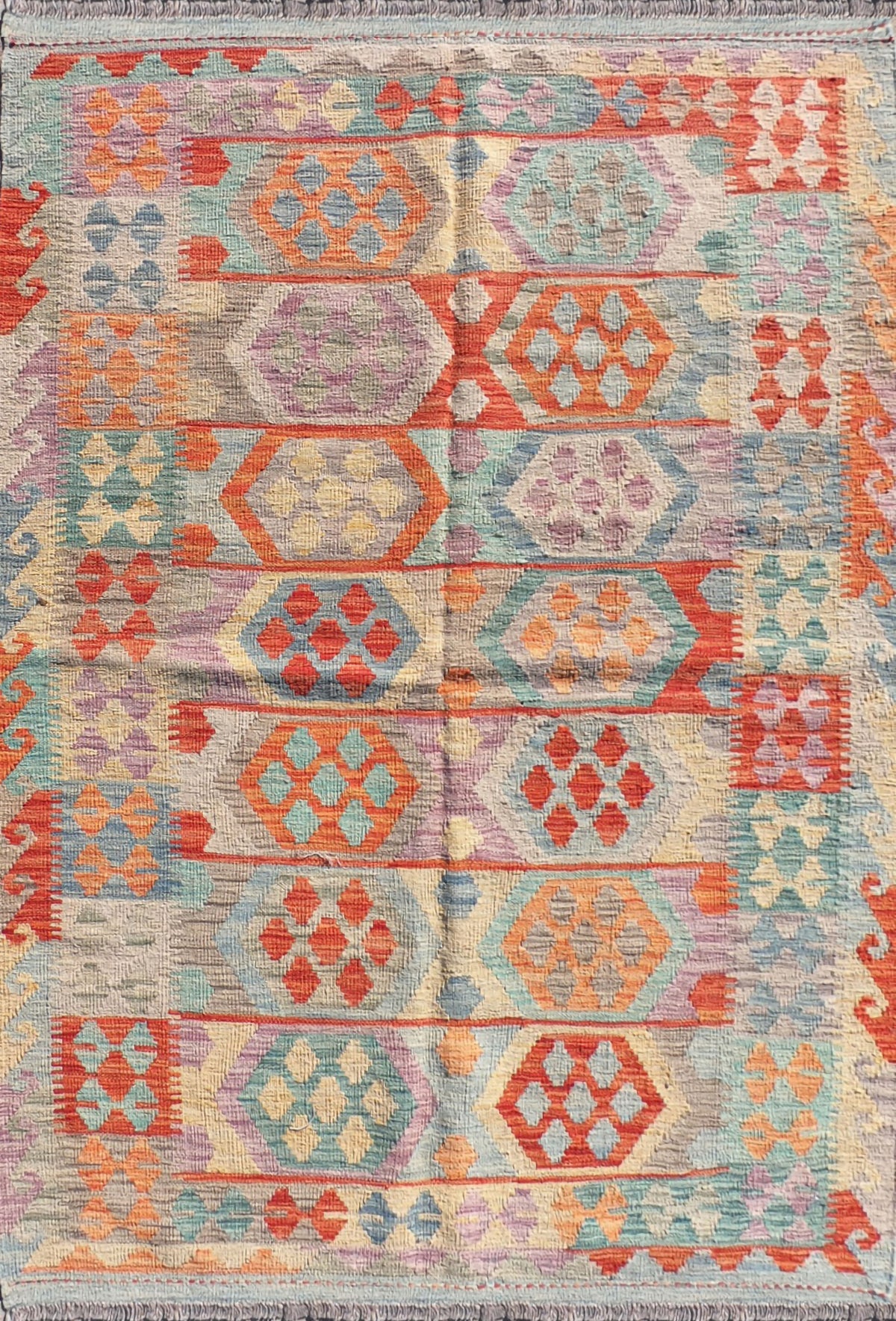 Alfombra lana, Kelim Kashkuli 1.80 x 1.30 mts. 141
