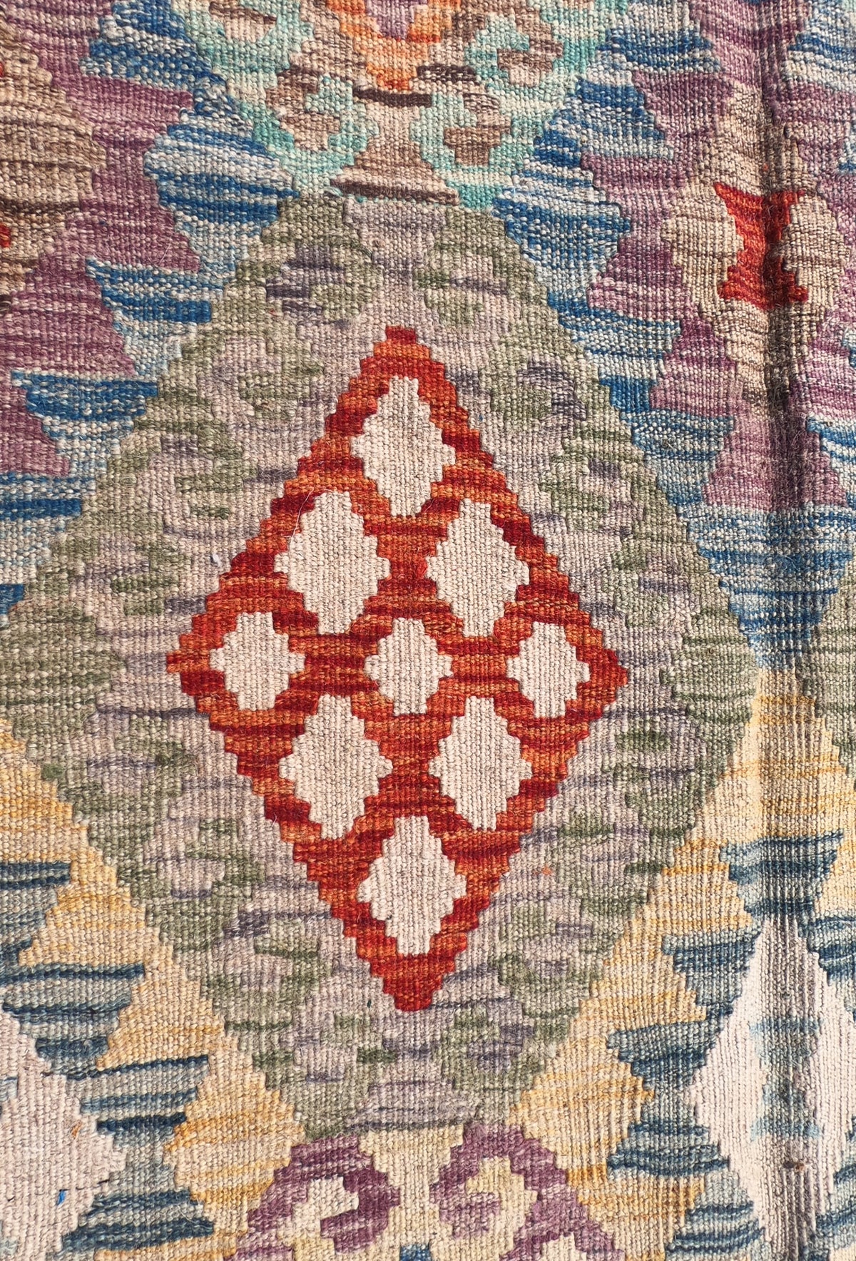 Alfombra Lana, Kelim Kashkuli 1.80 x 1.20 mts. 0143