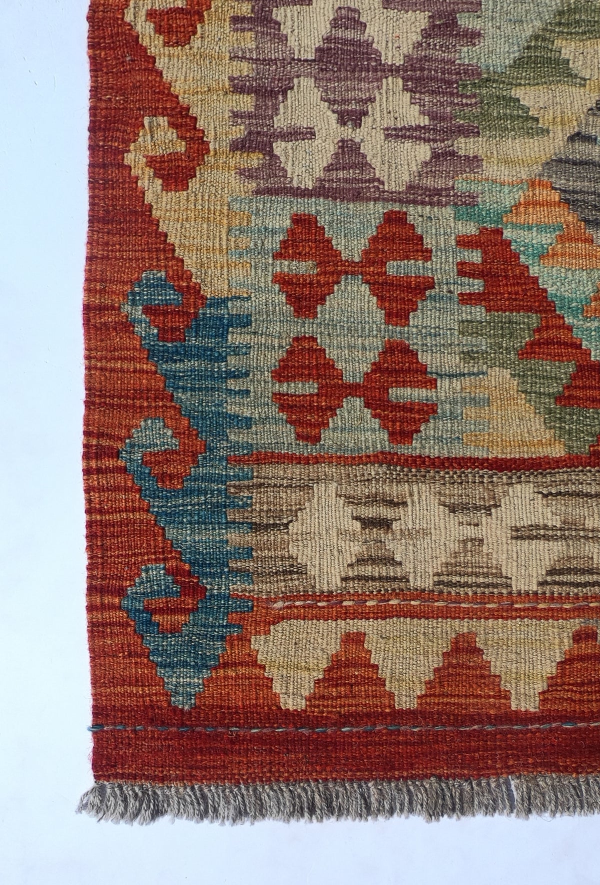 Alfombra Lana, Kelim Kashkuli 1.80 x 1.20 mts. 0143