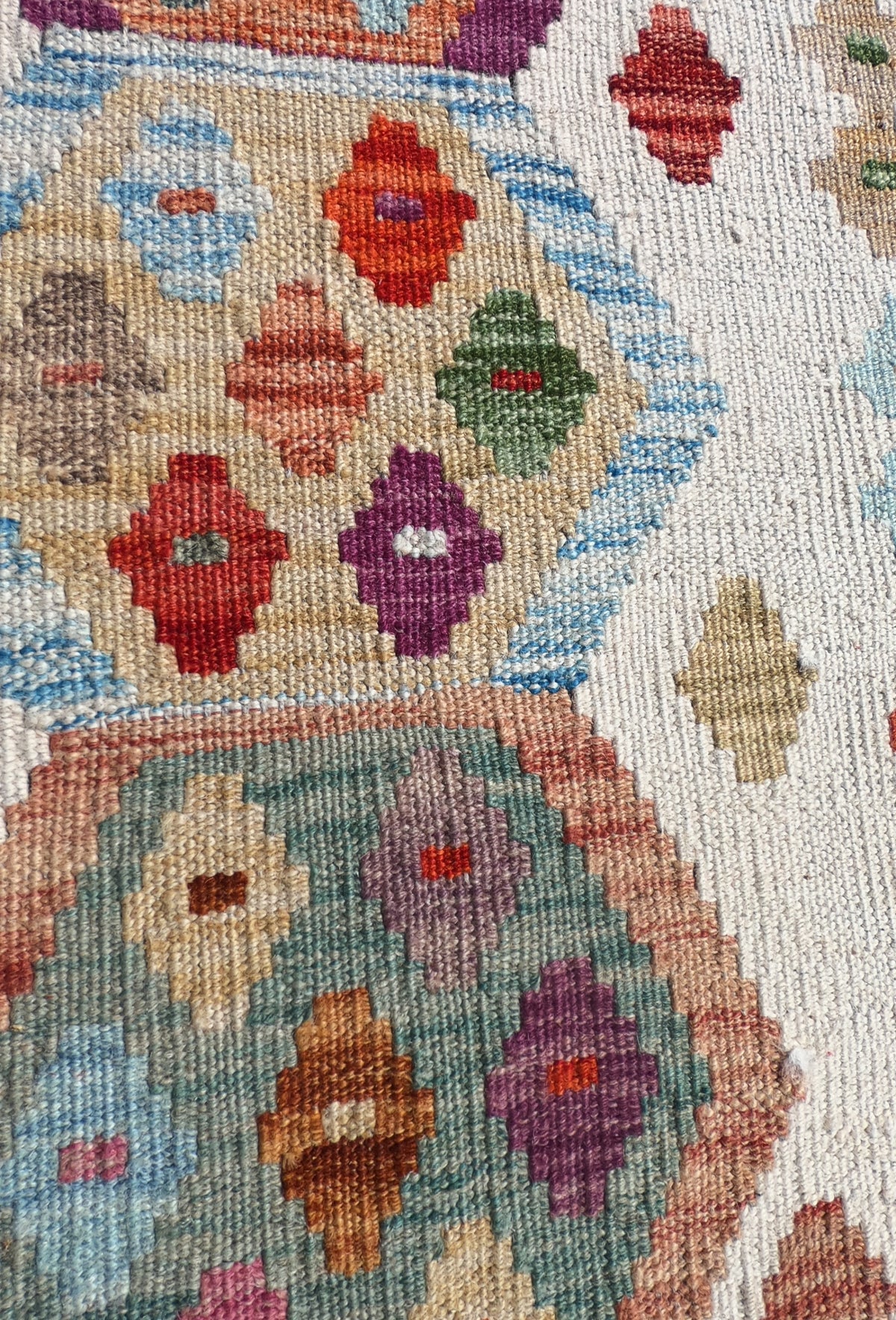 Alfombra Lana, Kelim Kashkuli 1.80 x 1.20 mts. 0153