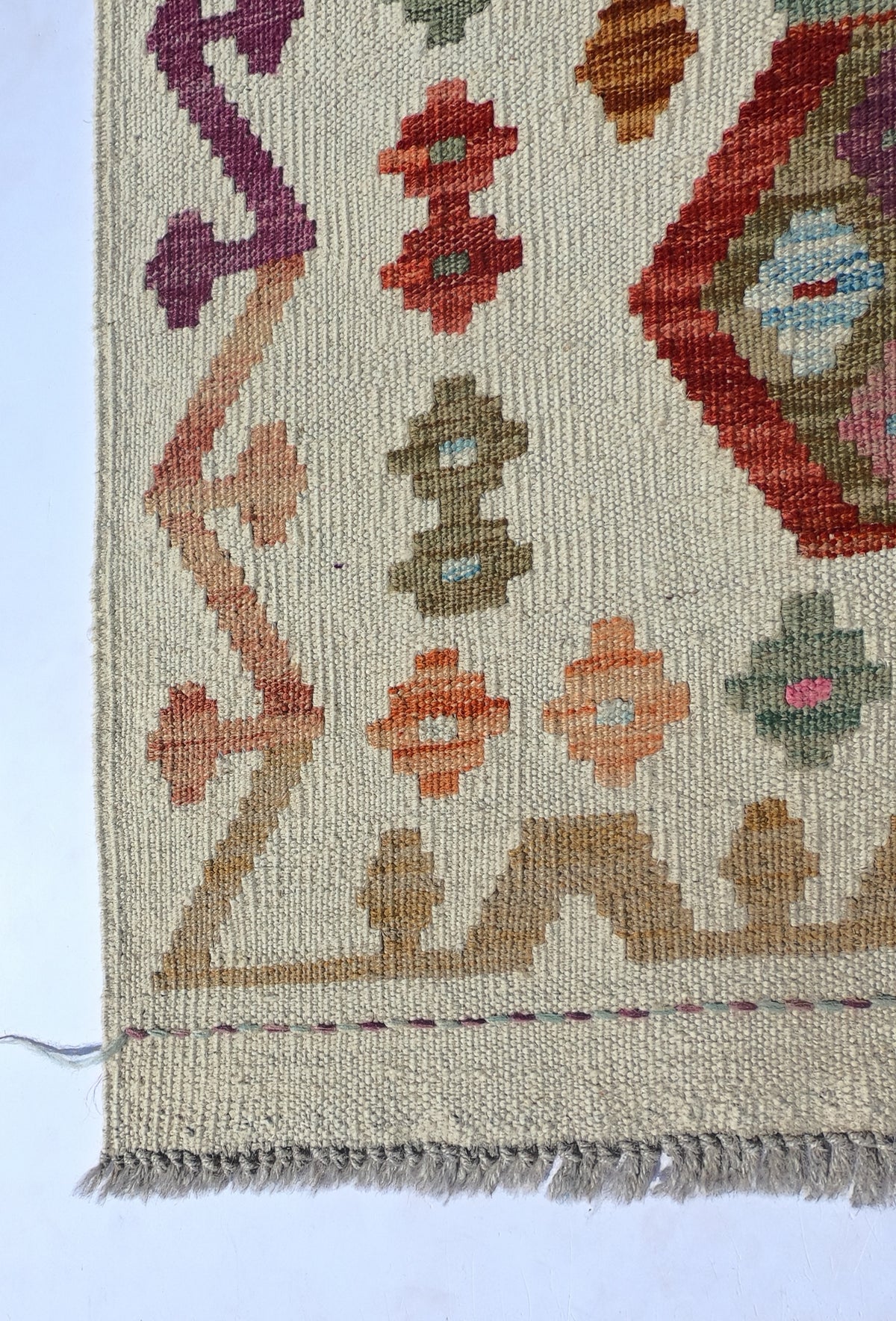 Alfombra Lana, Kelim Kashkuli 1.80 x 1.20 mts. 0153