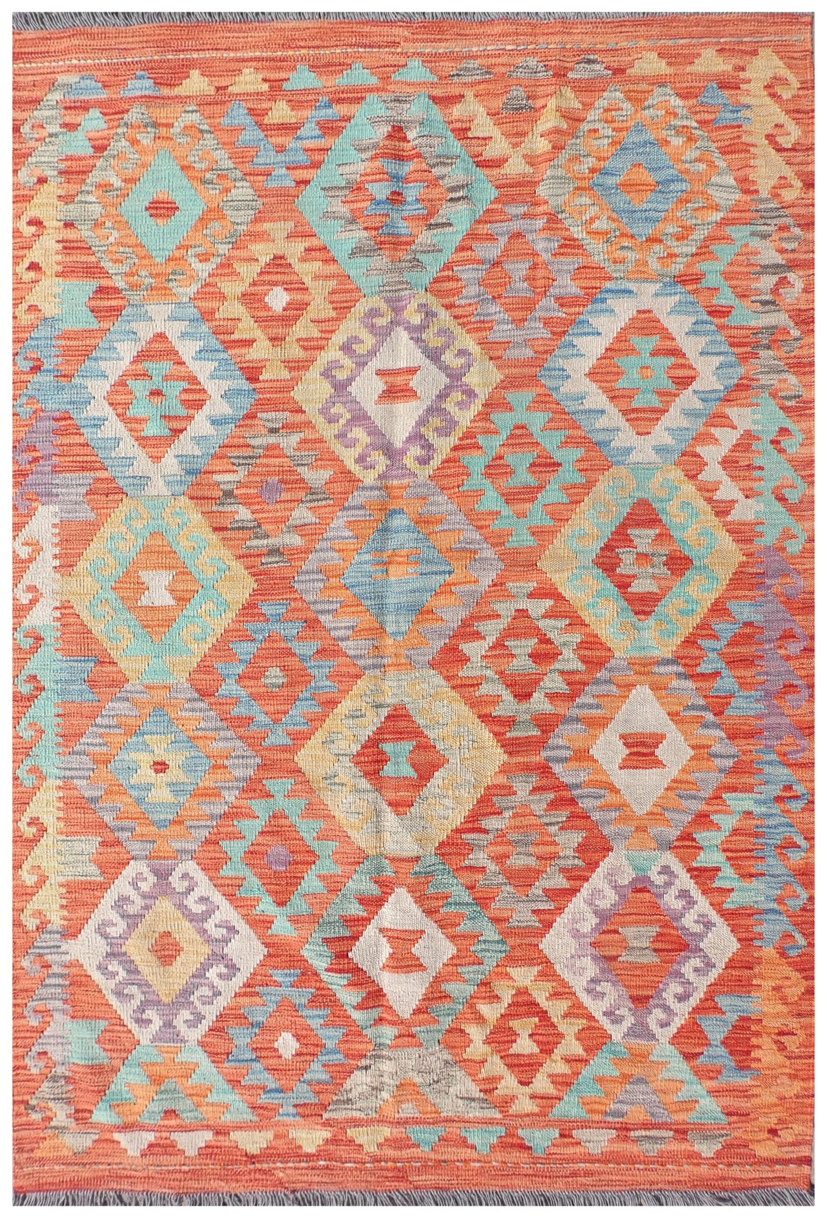 Alfombra Lana, Kelim Kashkuli 1.80 x 1.20 mts. 0160