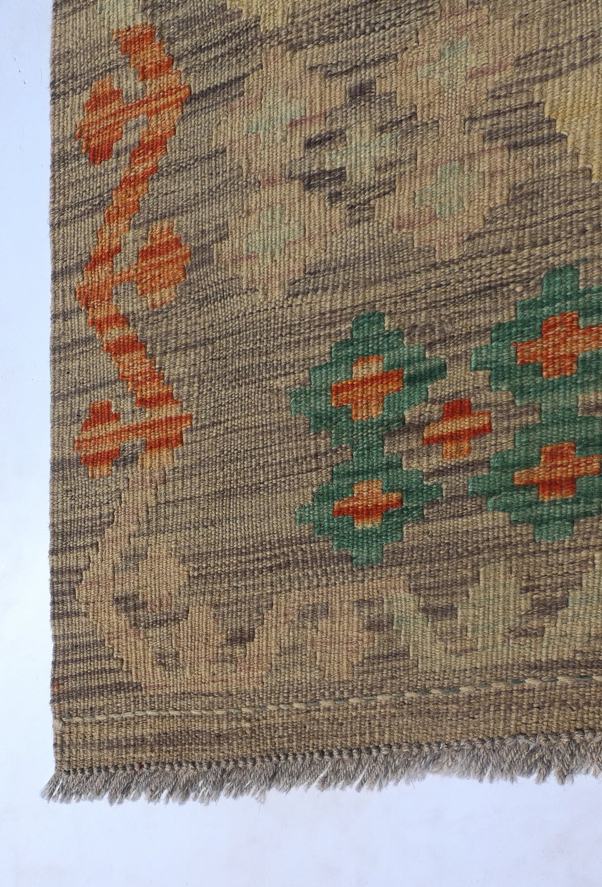 Alfombra Lana, Kelim Kashkuli 2.00 x 0.60 mts. 0043