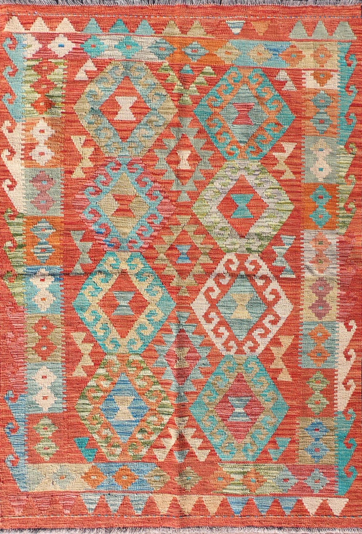 Alfombra lana, Kelim Kashkuli 1.90 x 1.20 mts. 049