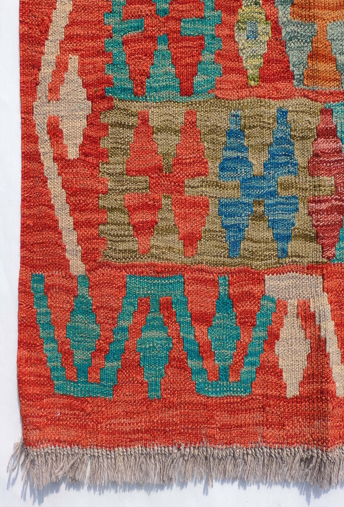 Textura natural del tejido plano en alfombra de lana importada