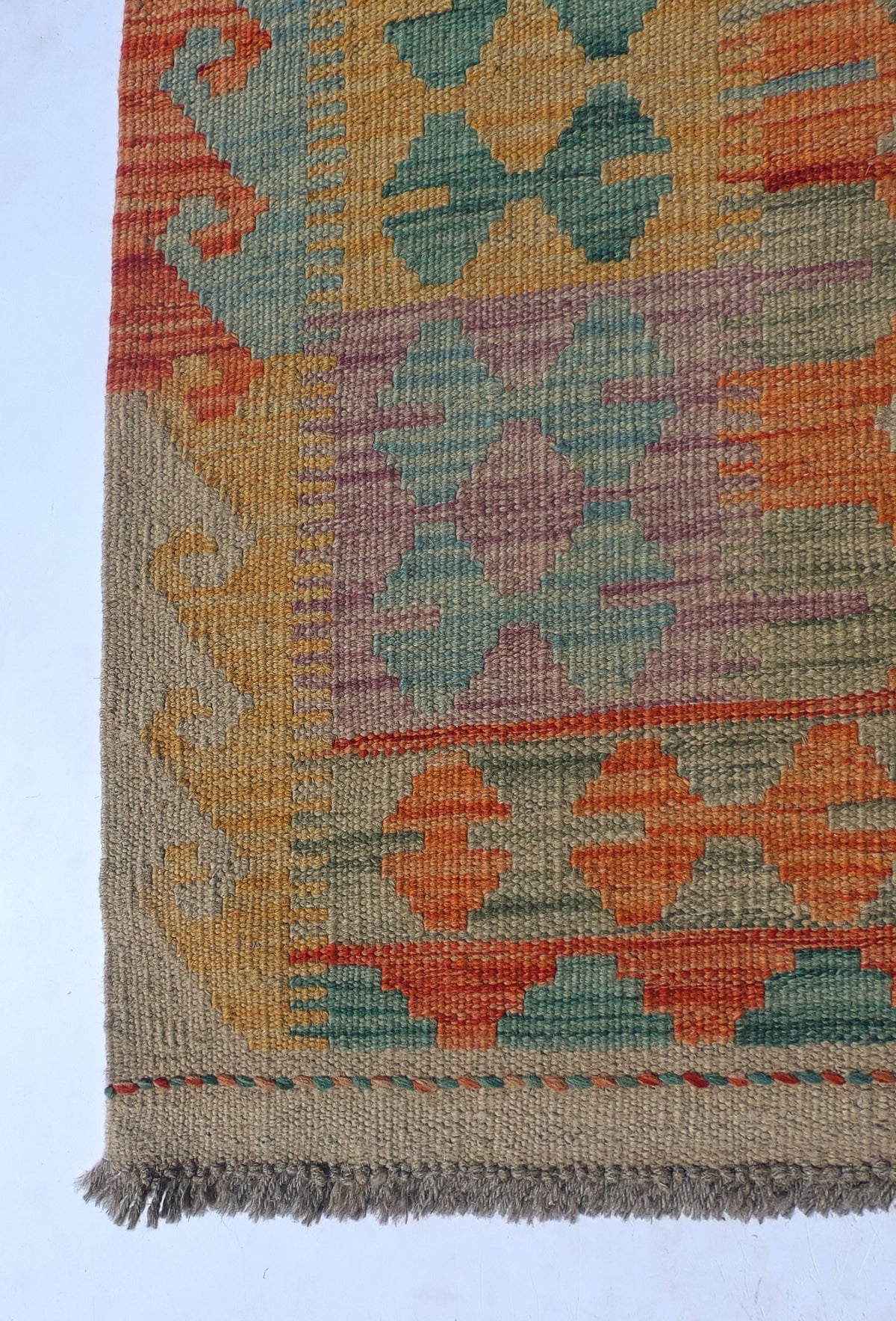 Alfombra Lana, Kelim Kashkuli 1.80 x 1.20 mts. 0047