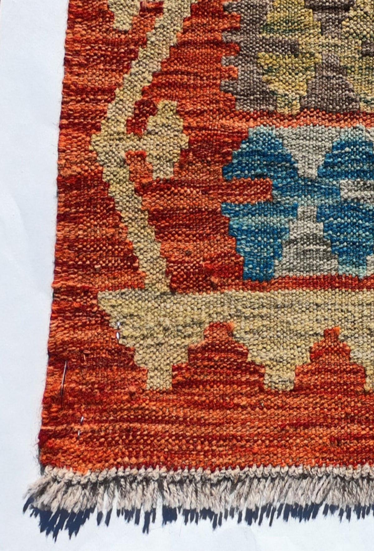 Alfombra lana, Kelim Kashkuli 1.90 x 1.40 mts. 008
