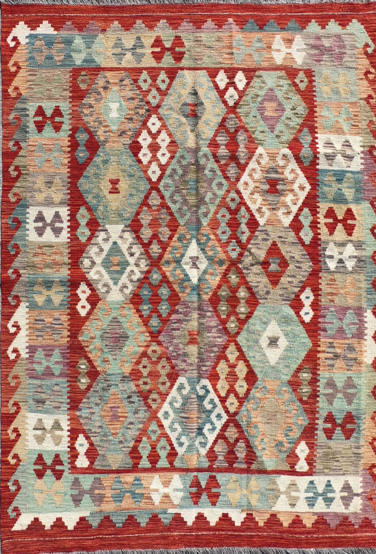 Alfombra lana, Kelim Kashkuli 1.90 x 1.40 mts. 009