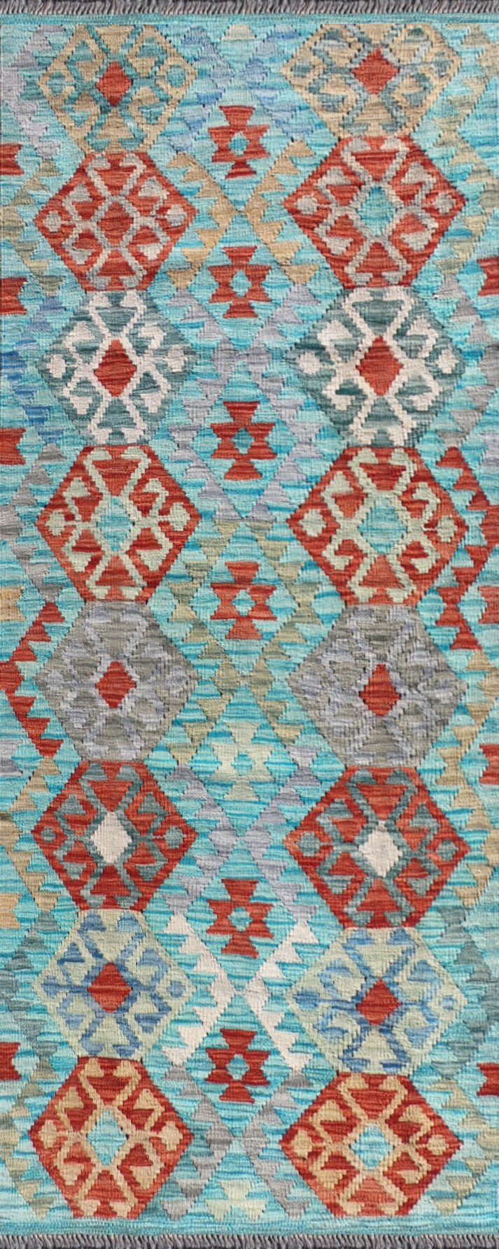 Alfombra lana, Kelim Kashkuli 2.00 x 0.80 mts. 053